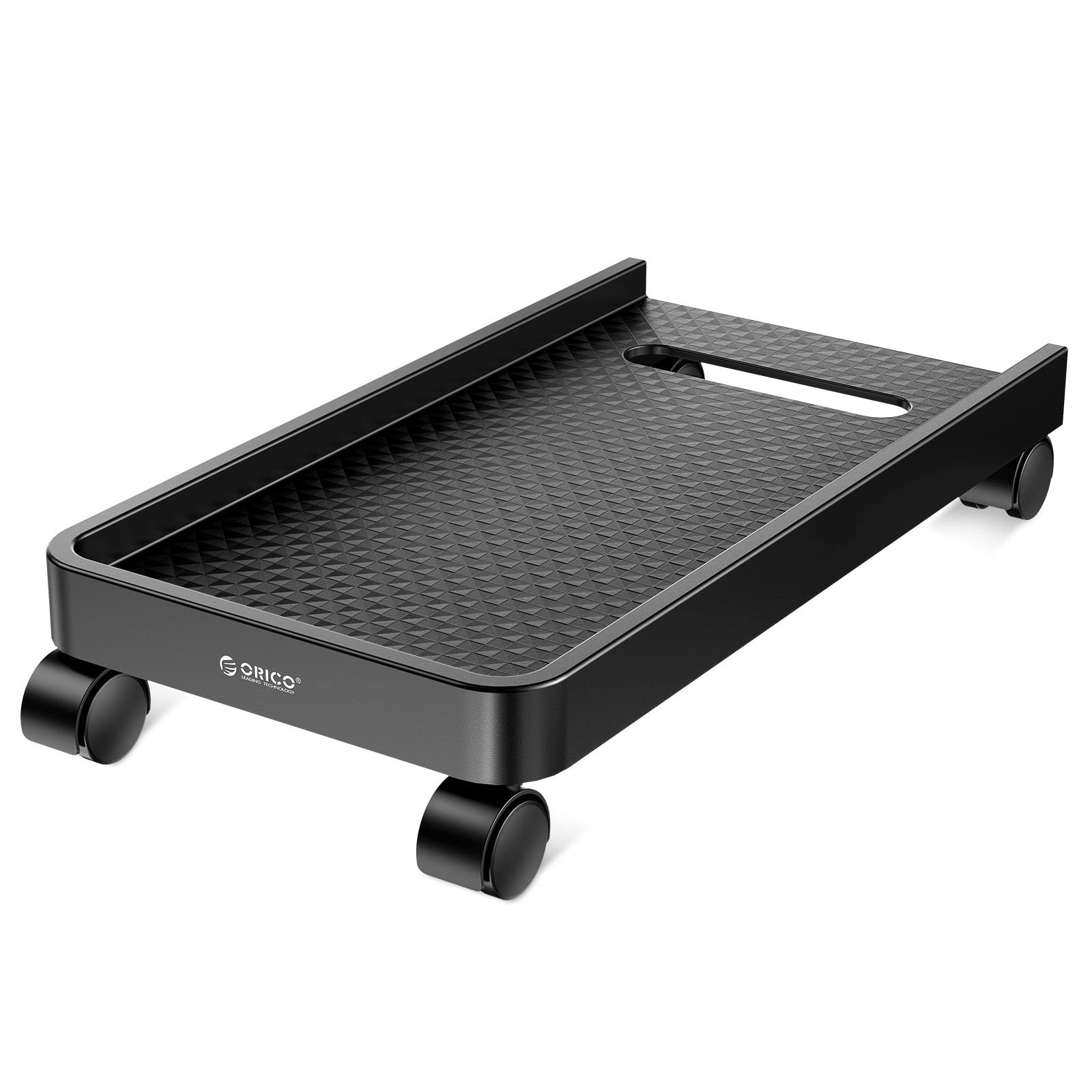 Mobile CPU Stand for Under Desk, Swivel Wheels, Locking Wheels, CPB2