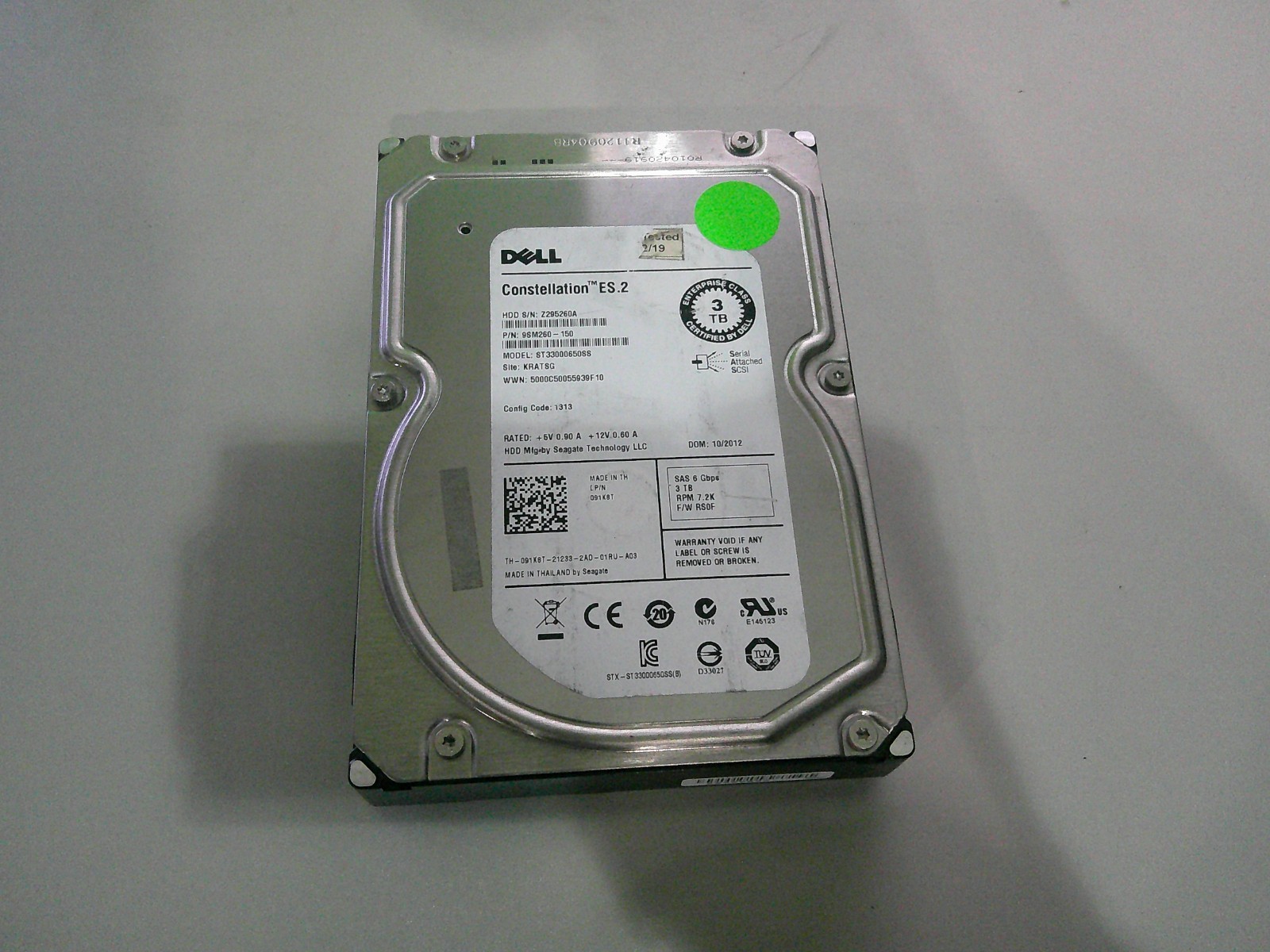 Dell Constellation ES.2 3.5-inch internal hard drive