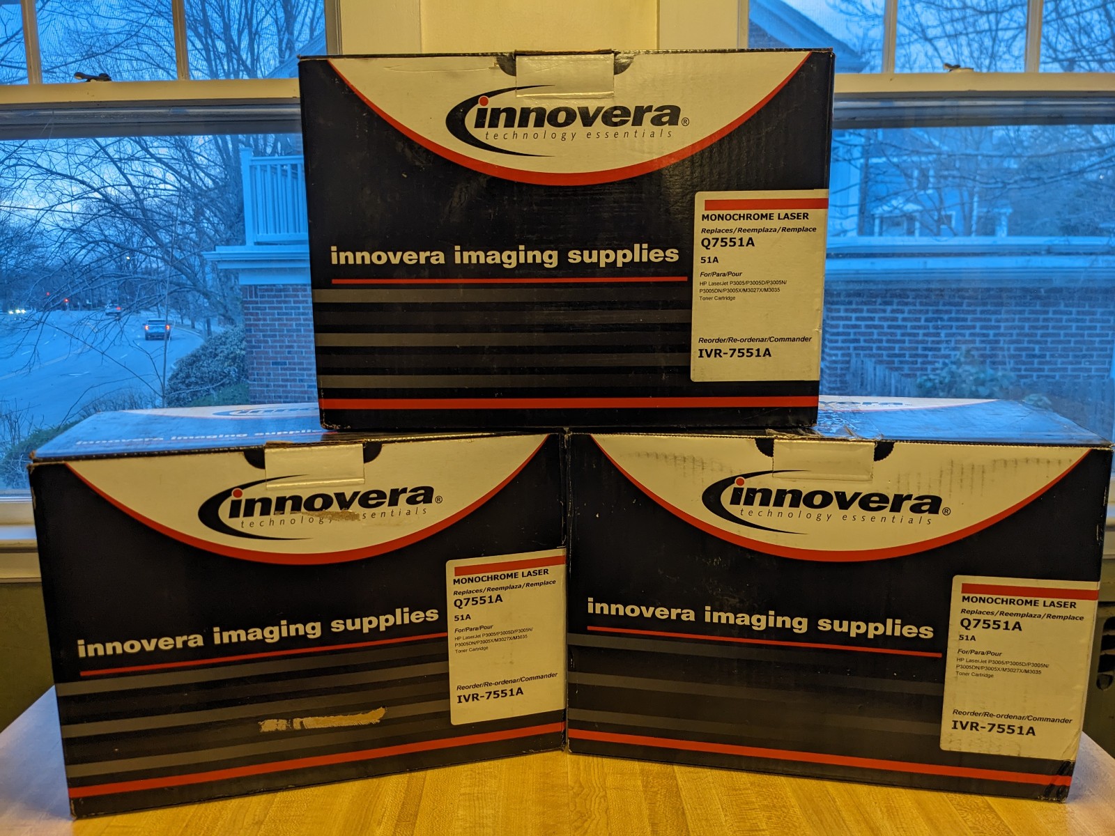 New Sealed Innovera IVR-7551A - "Replaced Q7551A (51A)" Black Toner Cartridge