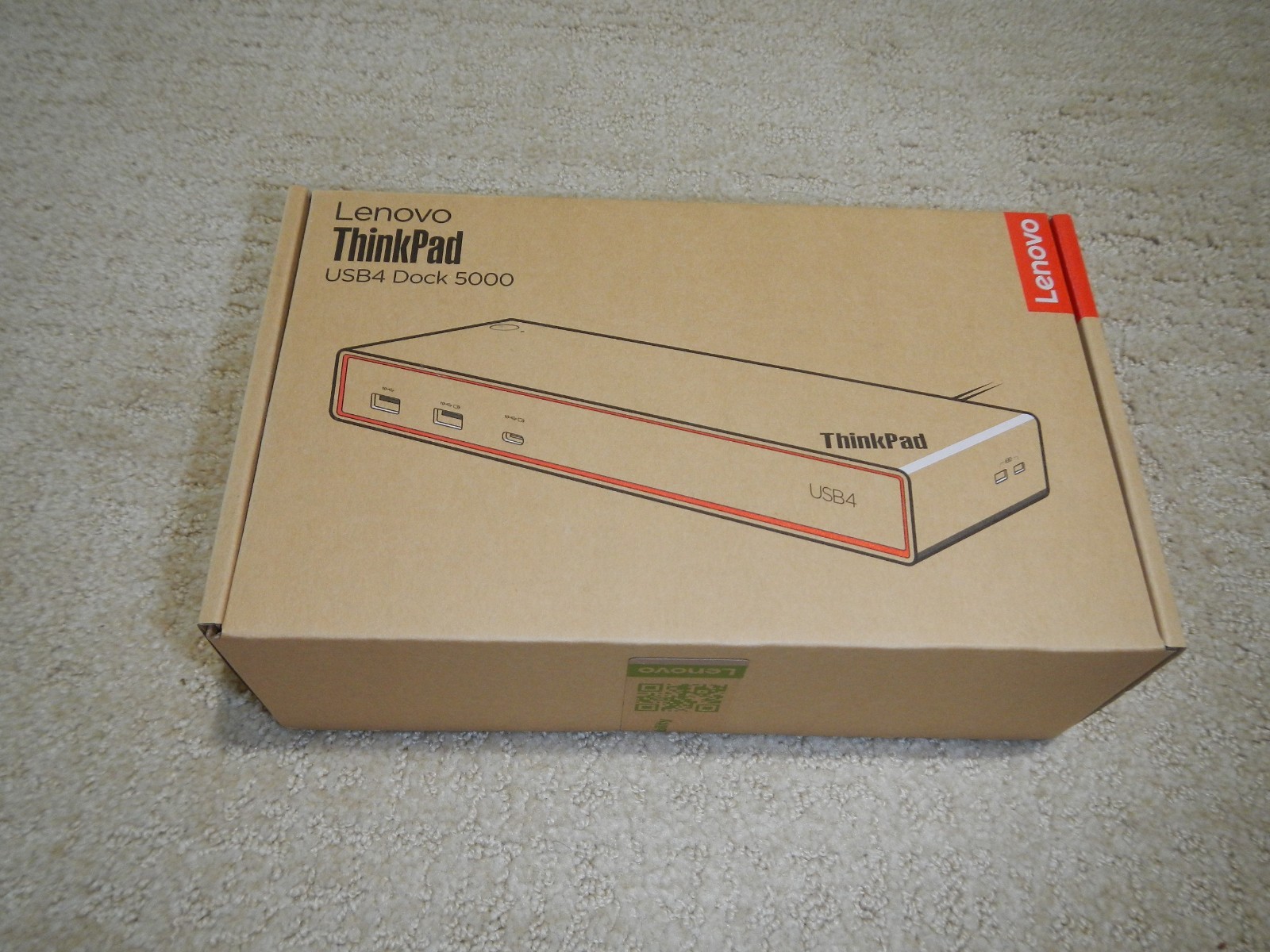 Lenovo ThinkPad USB4 Dock 5000 40BF0100US Docking Station