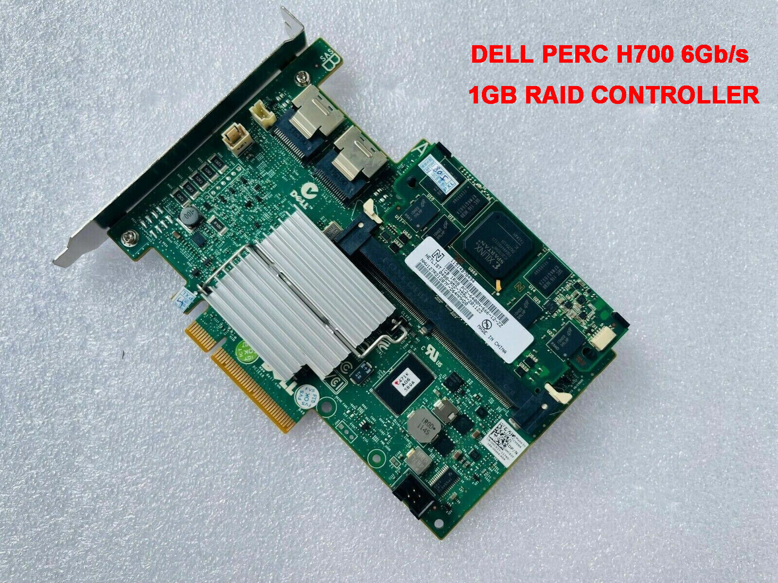 DELL PERC H700 6Gb/s 1GB RAID CONTROLLER for R510 R610 R710 R810 R910 90%NEW