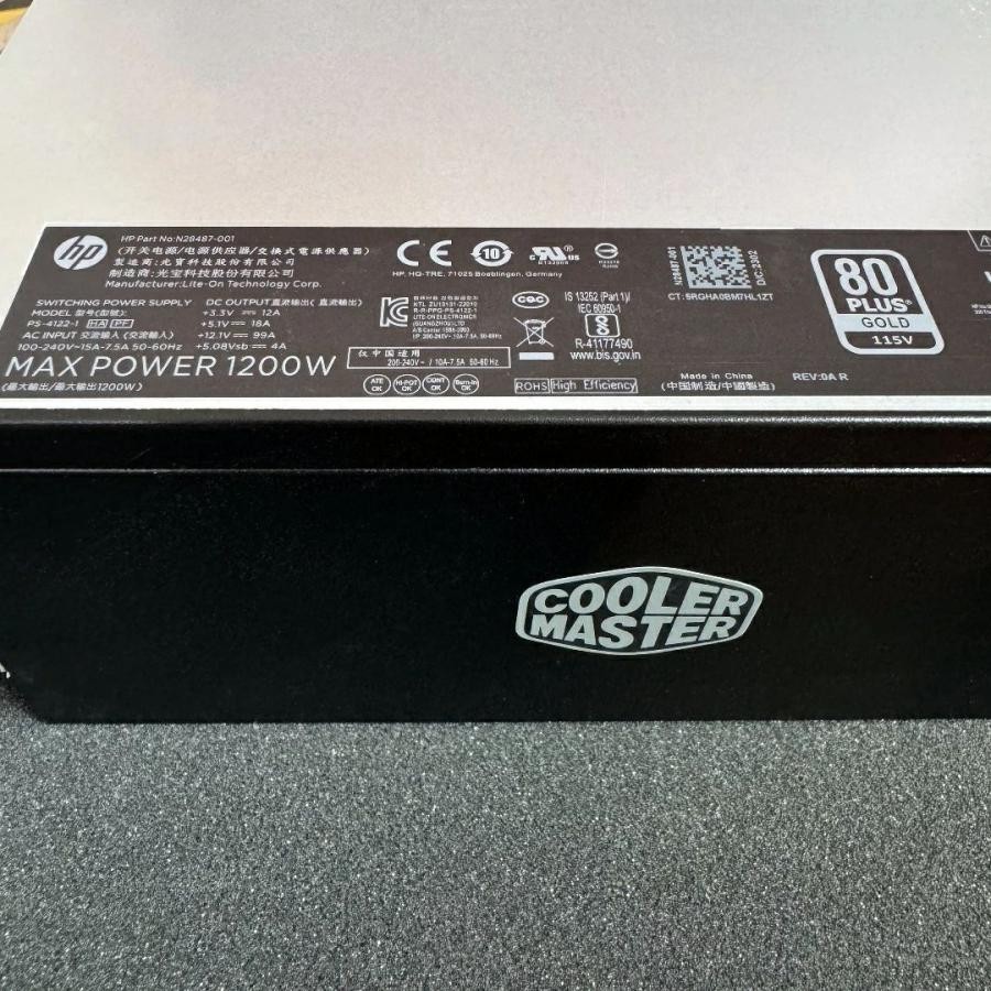 PS-4122-1 HP Omen 45L 1200W ATX 3.0 Power Supply 80 Plus Gold N28487-001 PSU