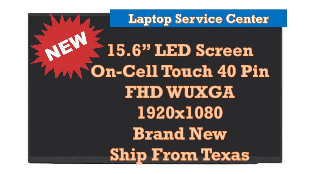 New 5D11D97984 5D11E04081 5D11D97977 LCD LED Touch Screen 15.6" FHD IPS