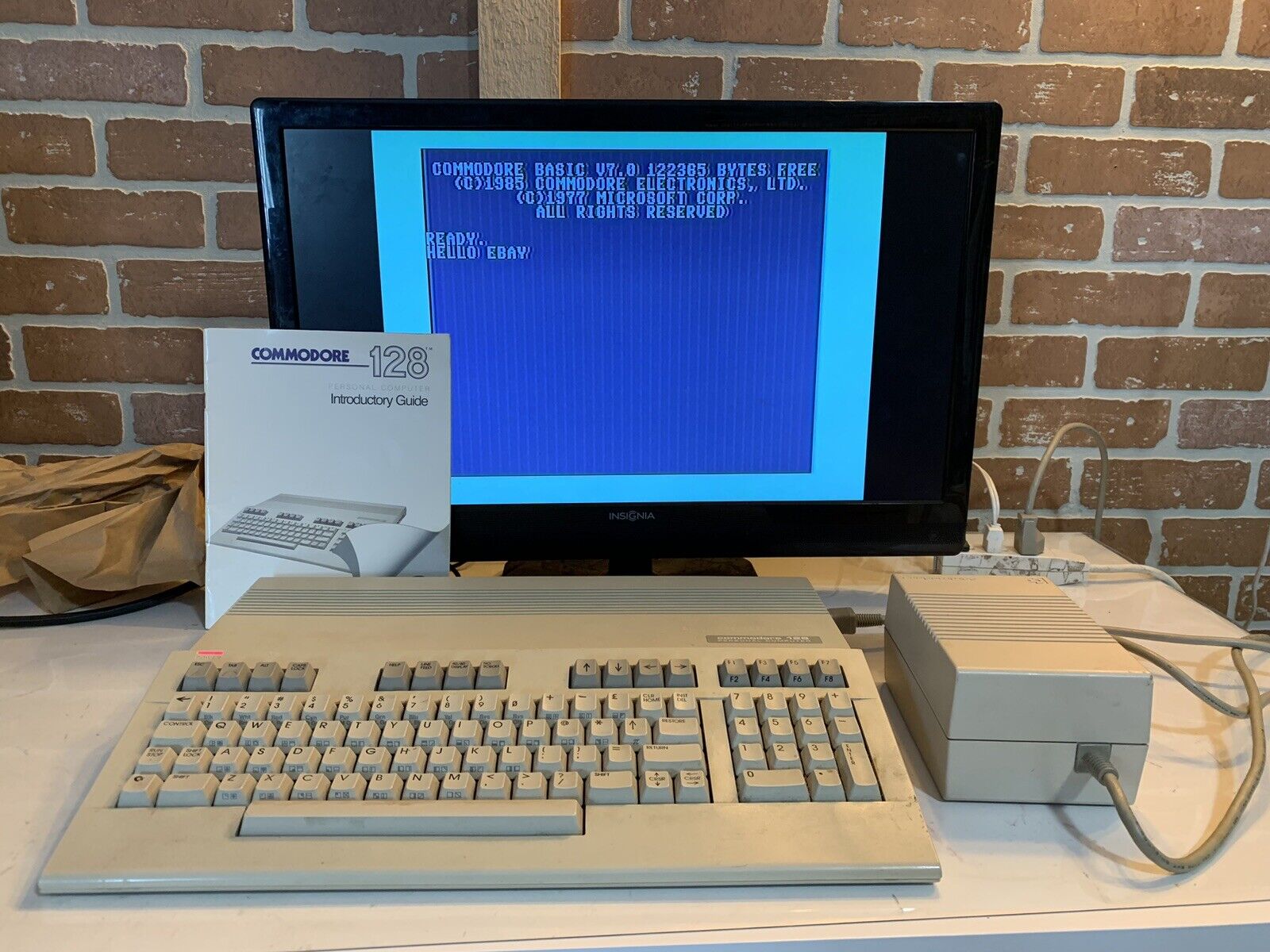 Commodore 128 Personal Computer Tested & Working