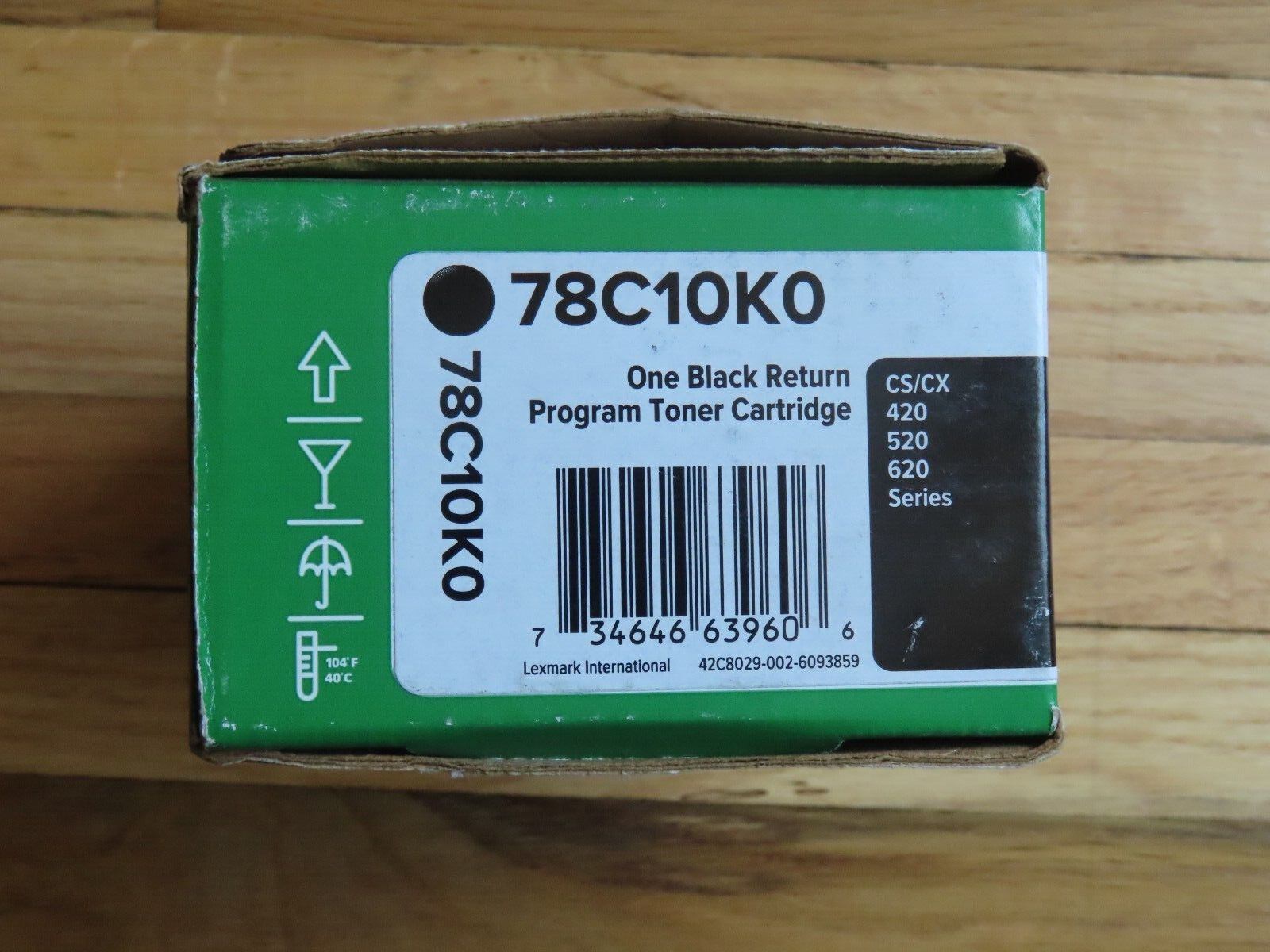 Lexmark 78C10K0 Black Toner Cartridge