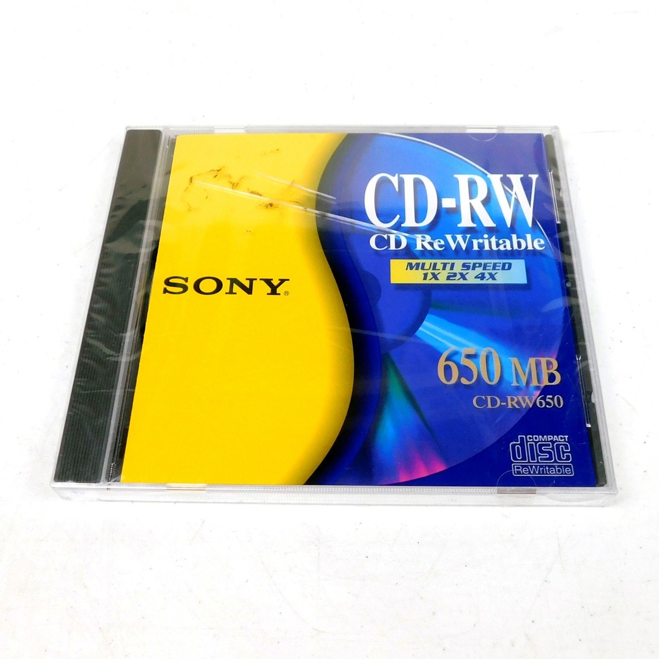 Sony CD-RW650 Rewritable CD Blank Media New Factory Sealed 