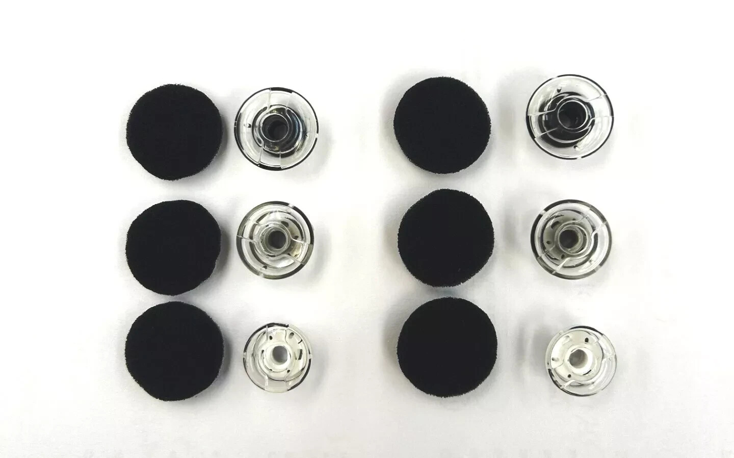 6 Pairs Spare Ear Tip Bud Earbud for Plantronics Voyager Legend & Voyager 5200 