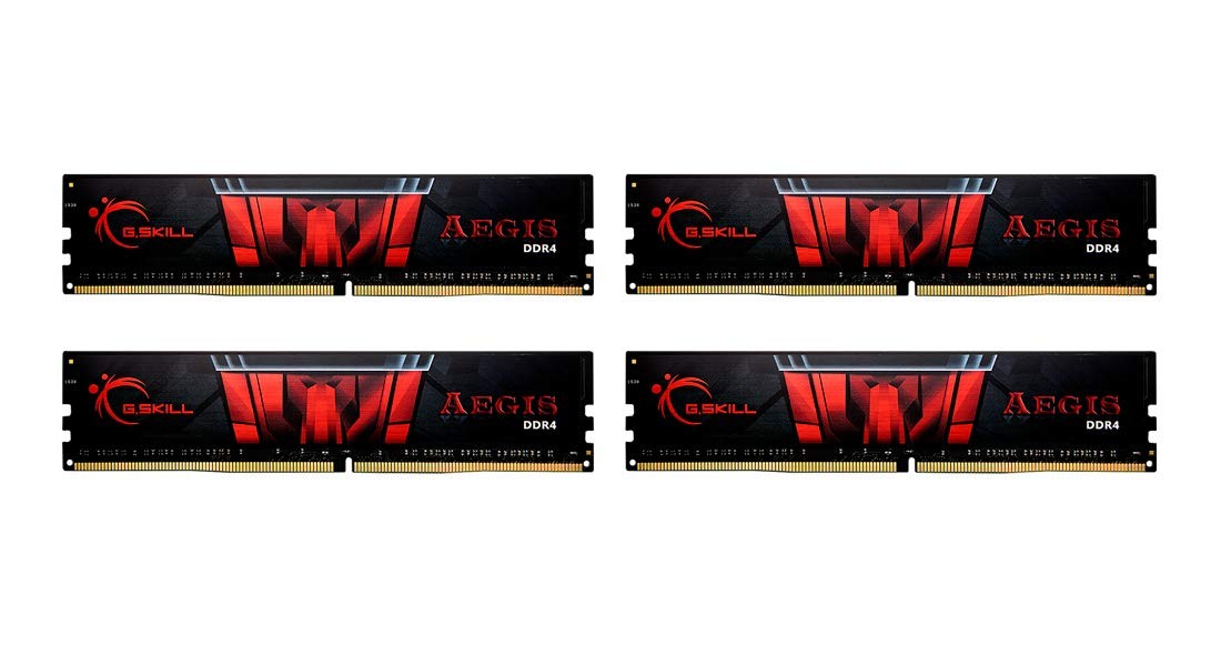 G.SKILL AEGIS Series DDR4 RAM (XMP) 32GB (4x8GB) 3200MT/s CL16-18-18-38