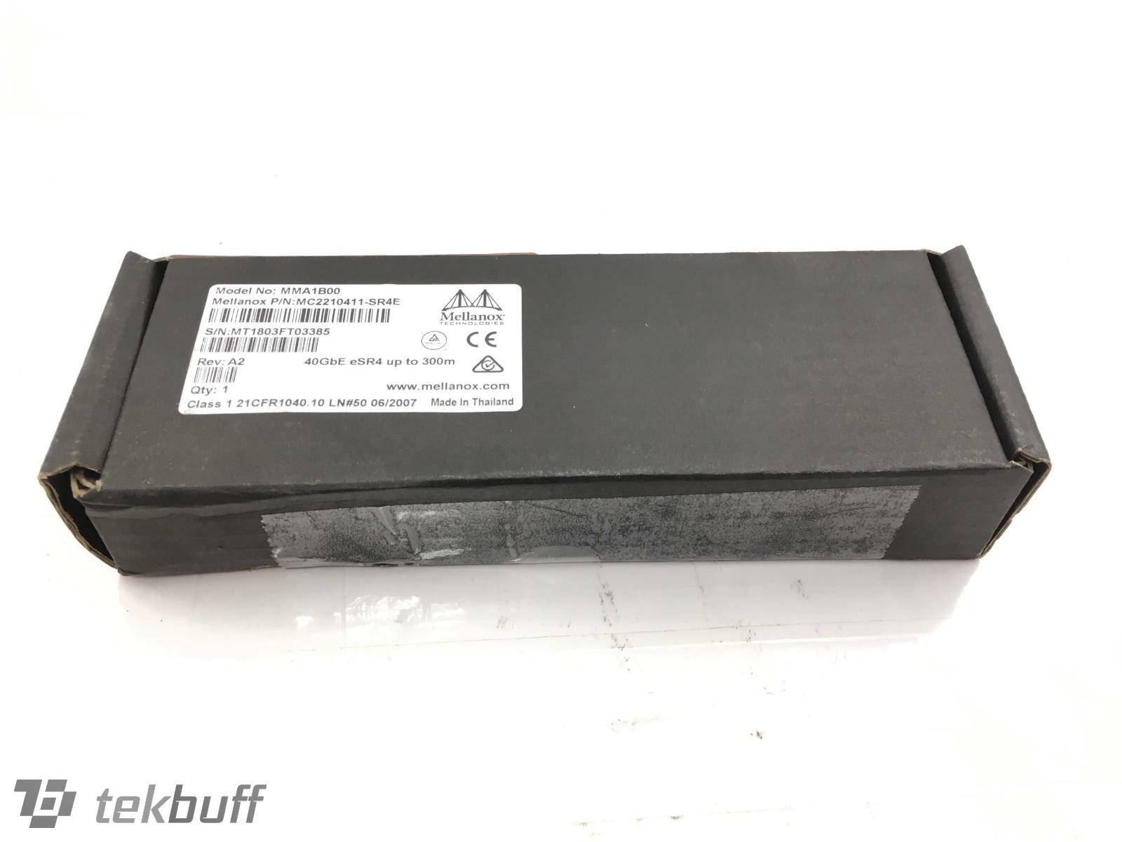 Mellanox 40GBASE-SR4E QSFP+ 850nm 400m DOM Transceiver - (MC2210411-SR4E)