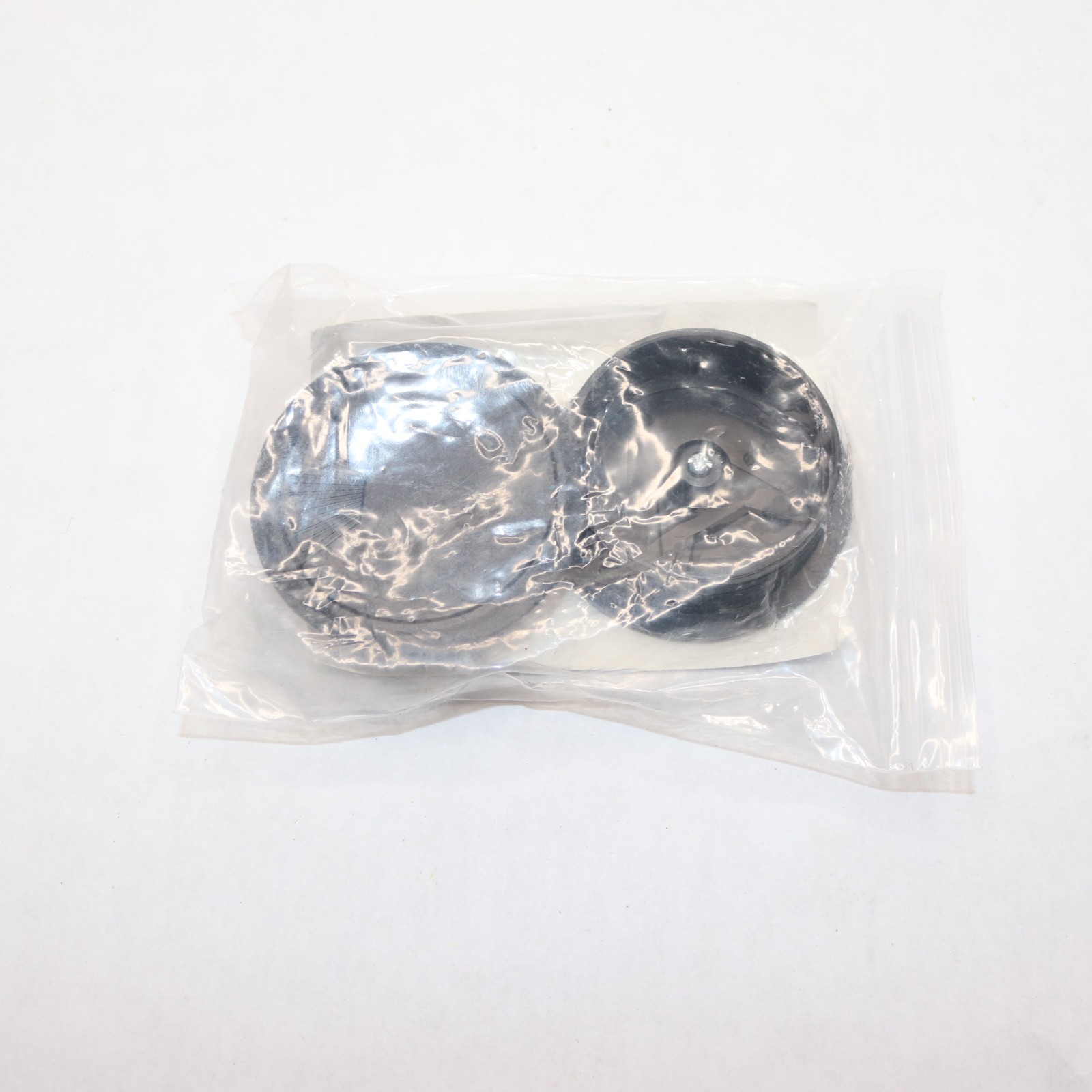 (2-Pk) HJ Garden Wire Cord Cable Grommets Hole Cover Plastic Black 2-3/8"
