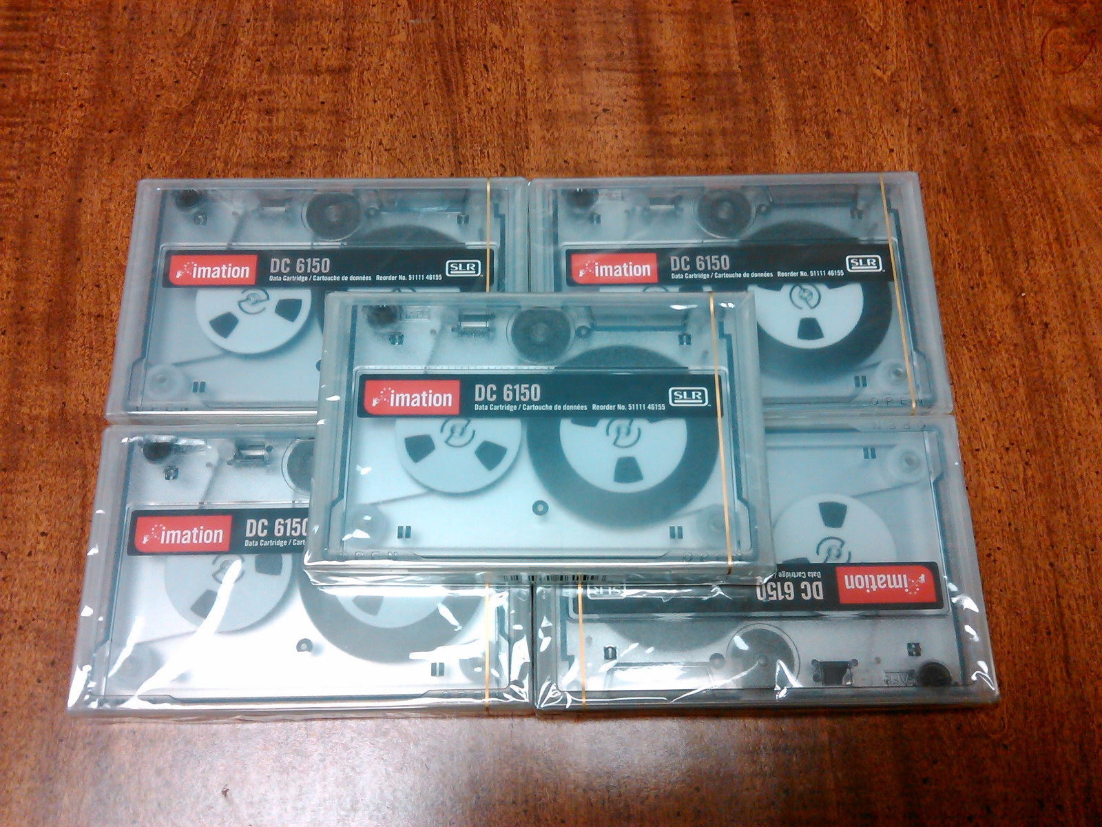 Imation DC6150 - PN 46155 - Lot of 5, Brand New, Factory Sealed