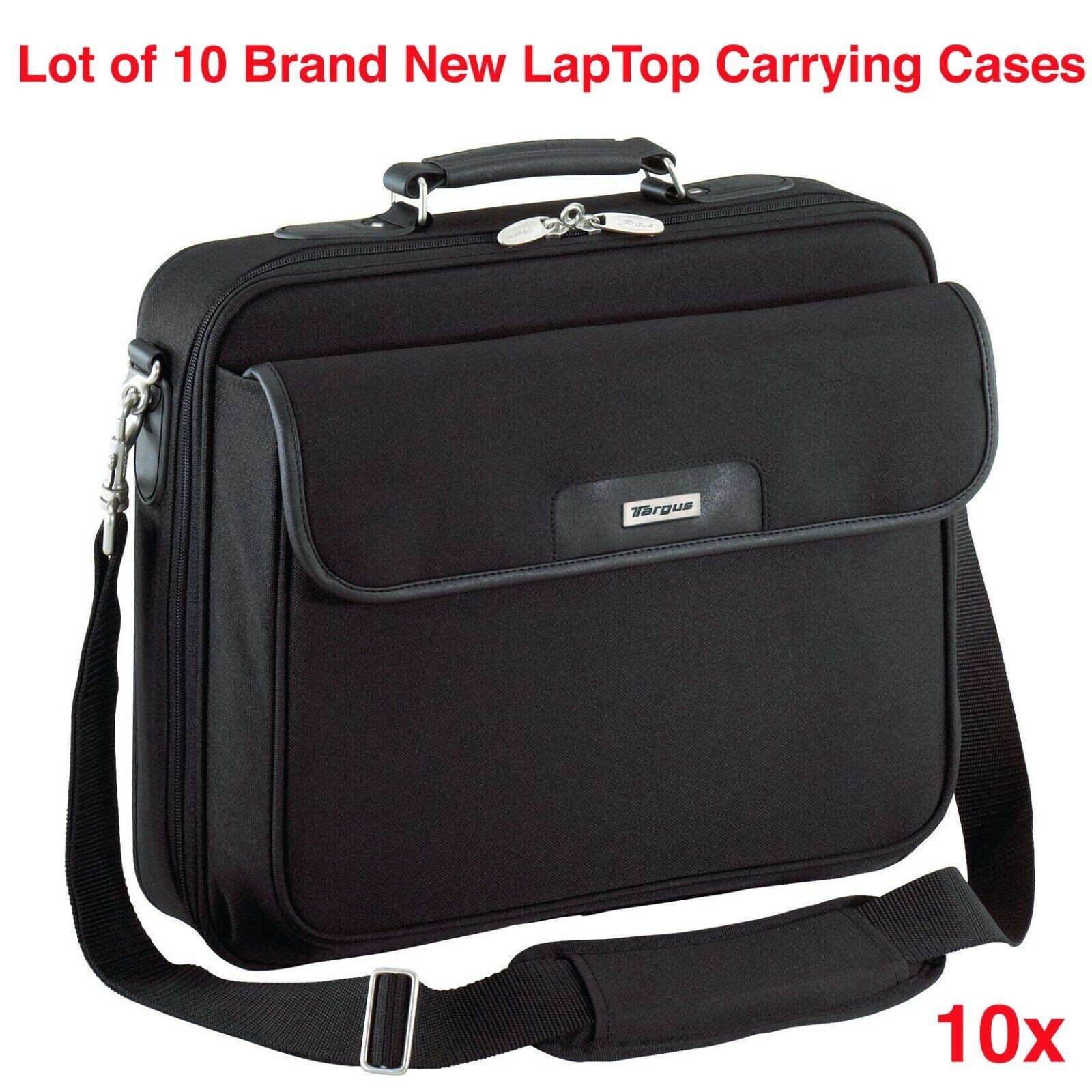 Targus 15.6 Traditional Notepac Laptop Case GSA-OCN1-90 w/Strap NEW {Lot of 10}