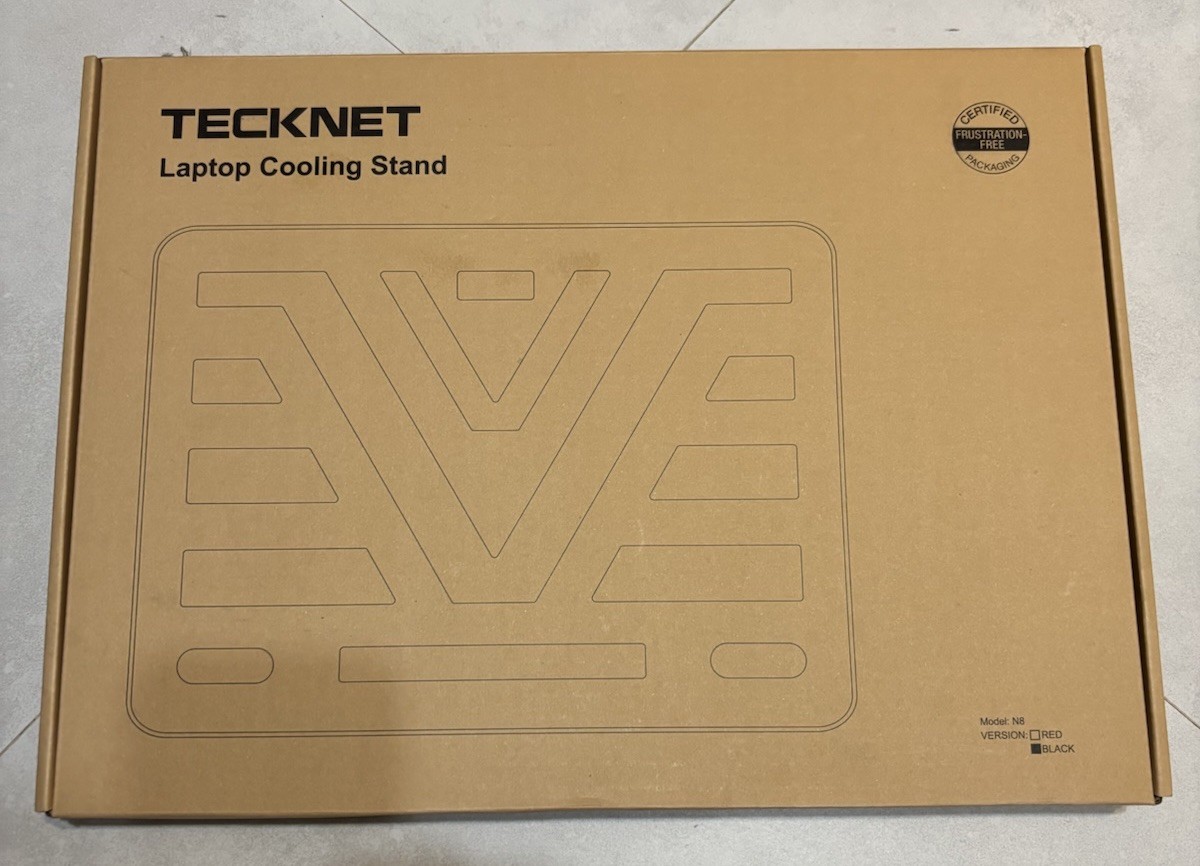 TECKNET Laptop Cooling Pad Portable Slim Quiet USB Powered Laptop Notebook Co...