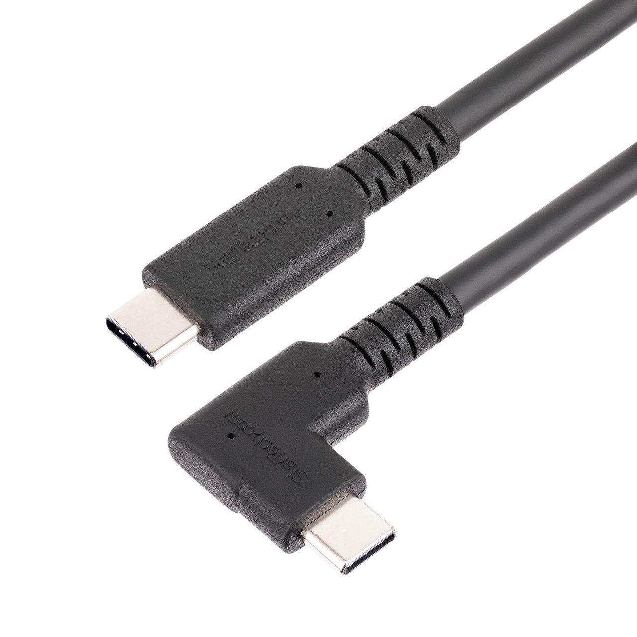 StarTech 6ft (2m) Rugged Right Angle USB-C Cable, USB 3.2 Gen 1 (5 Gbps), USB...