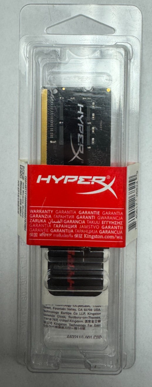 New sealed Hyper x Impact  DDR4 8GB 25400 MHz