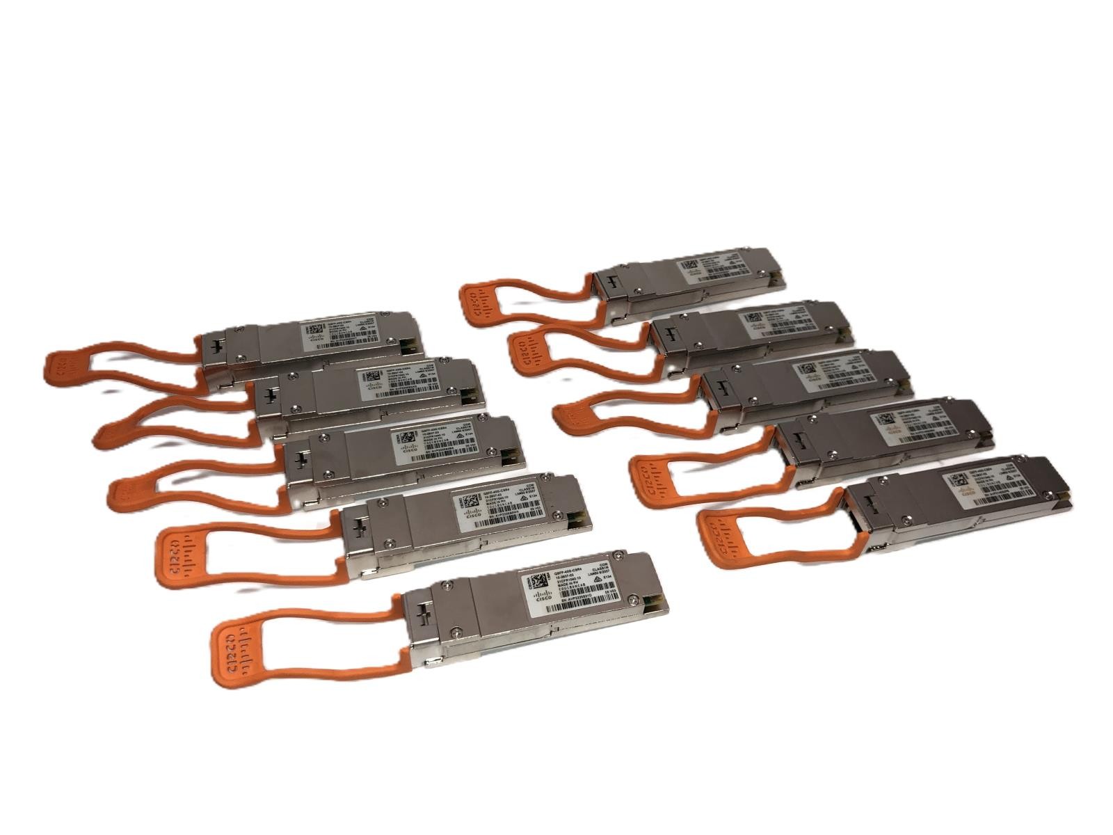 (Lot of 10) Genuine Dell QSFP-40G-CSR4 Transceiver Module / 10-2837-03   - VGC