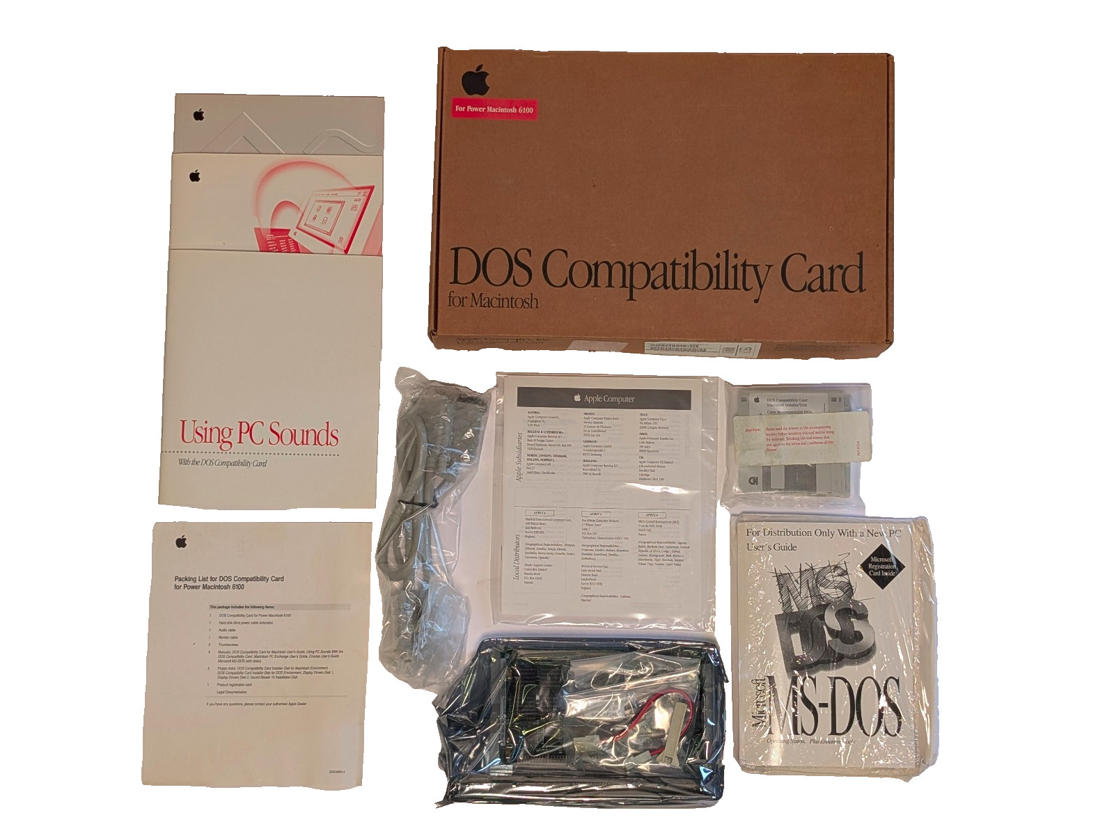 Apple Macintosh DOS Compatibility Card M3581Z/A; Power Macintosh 6100; OPEN BOX