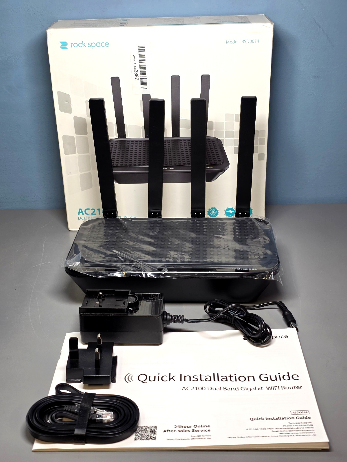 Rock Space AC2100 Dual Band Gigabit WiFi Router up to 2033Mbps -*READ AD*-