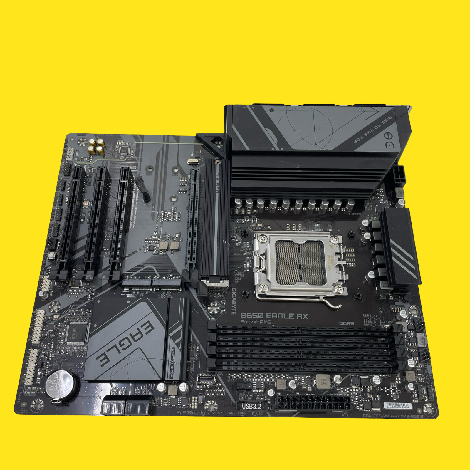 AS/IS GIGABYTE B650 Eagle AX AM5 ATX Motherboard #5501 Z40/1
