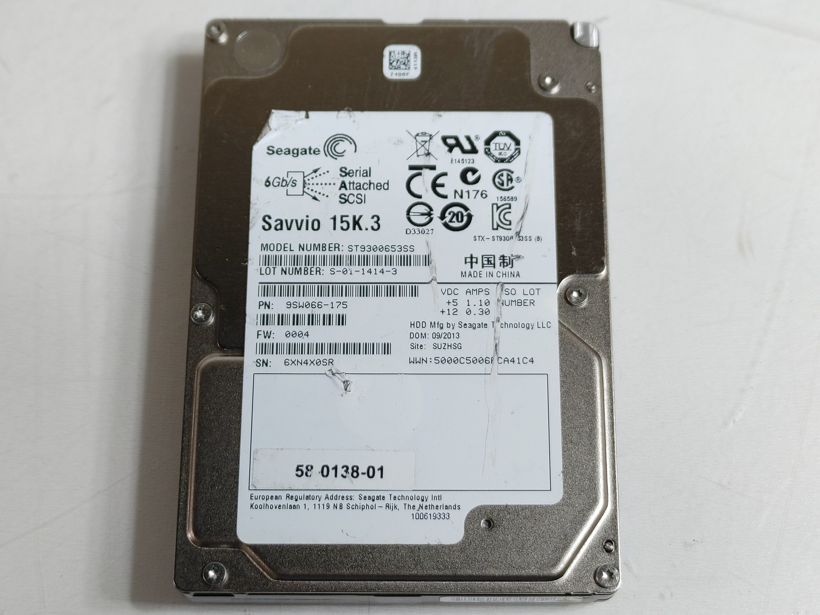 Seagate Cisco ST9300653SS 300 GB SAS 2 2.5 in Enterprise Hard Drive