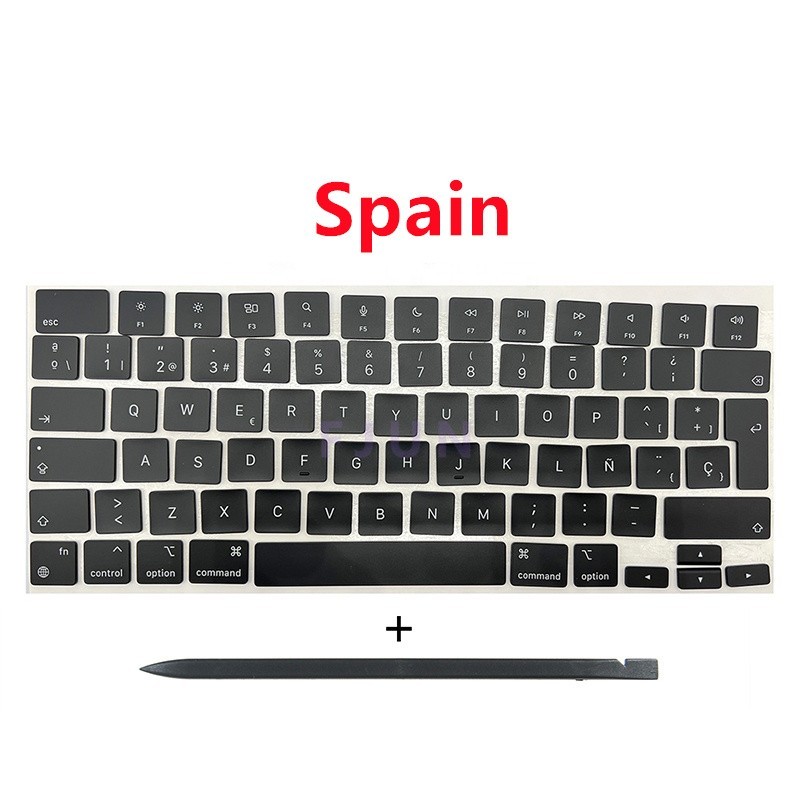 NEW Keycap Spain Layout For MacBook Air 15" M4 A3241 2025 Year Black