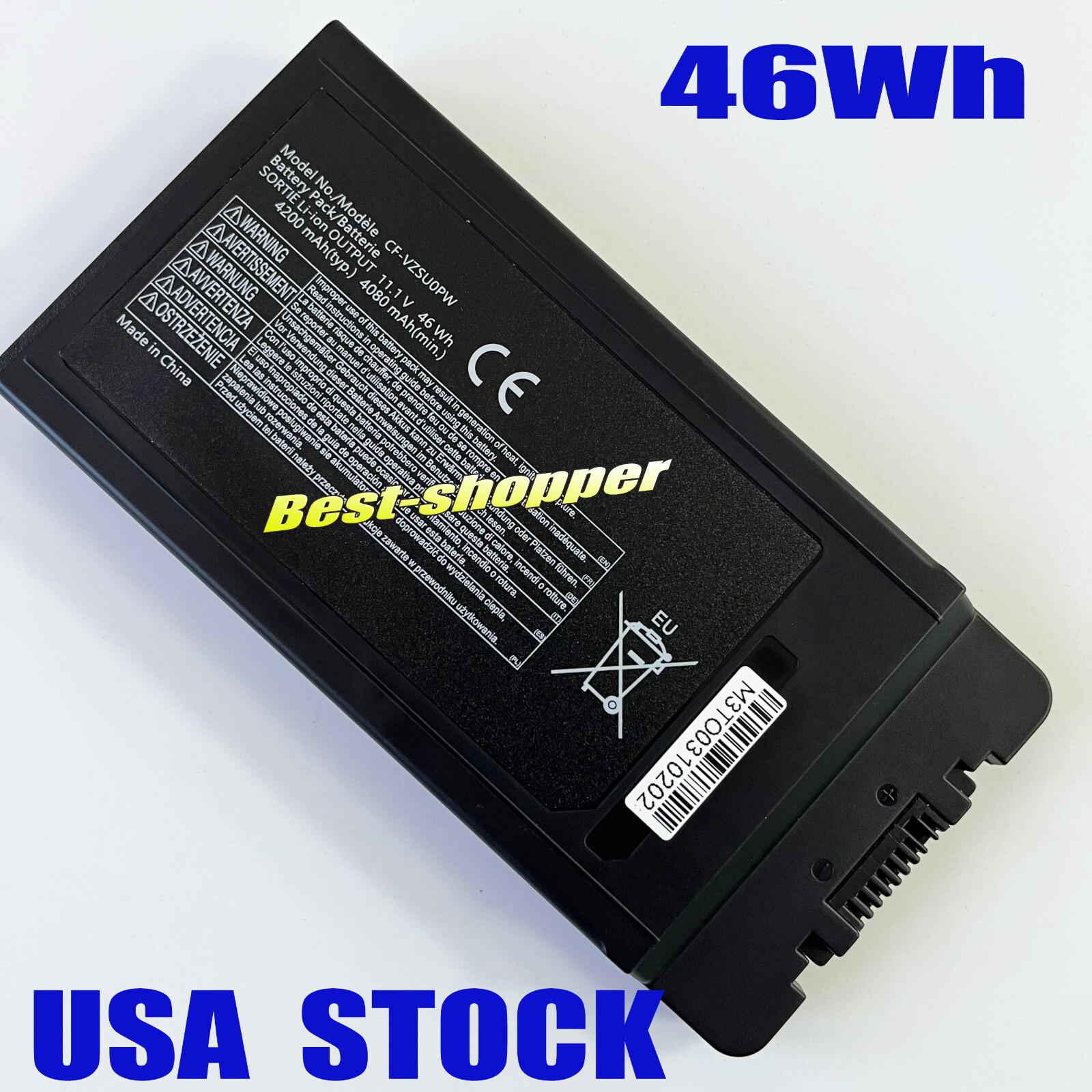 46WH New CF-VZSU0PW CF-VZSU0PR CF-54 Battery For Panasonic TOUGHBOOK 54 CF54