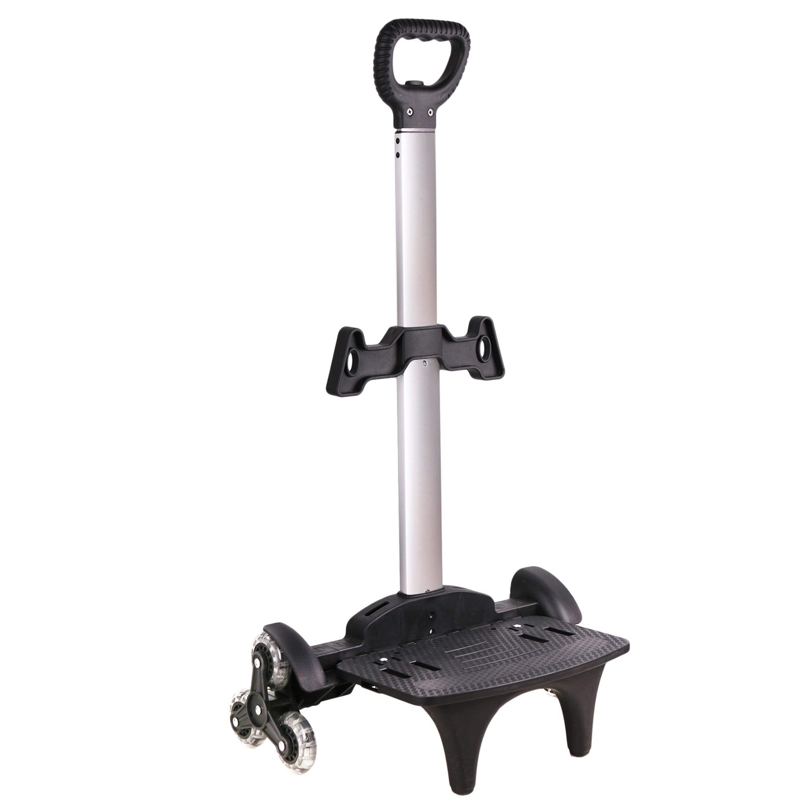 Backpack Trolley, Wheeled Trolley Aluminium Alloy Foldable Hand Cart 6 Wheels...