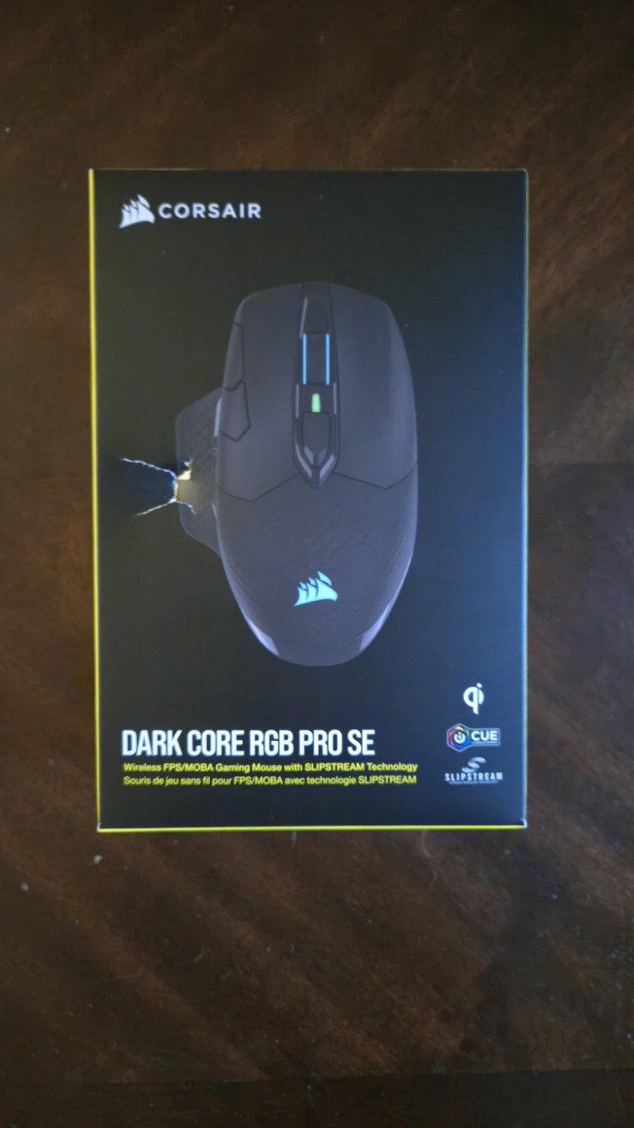 CORSAIR - Dark Core RGB Pro SE Wireless Optical Gaming Mouse with Slipstream NIB
