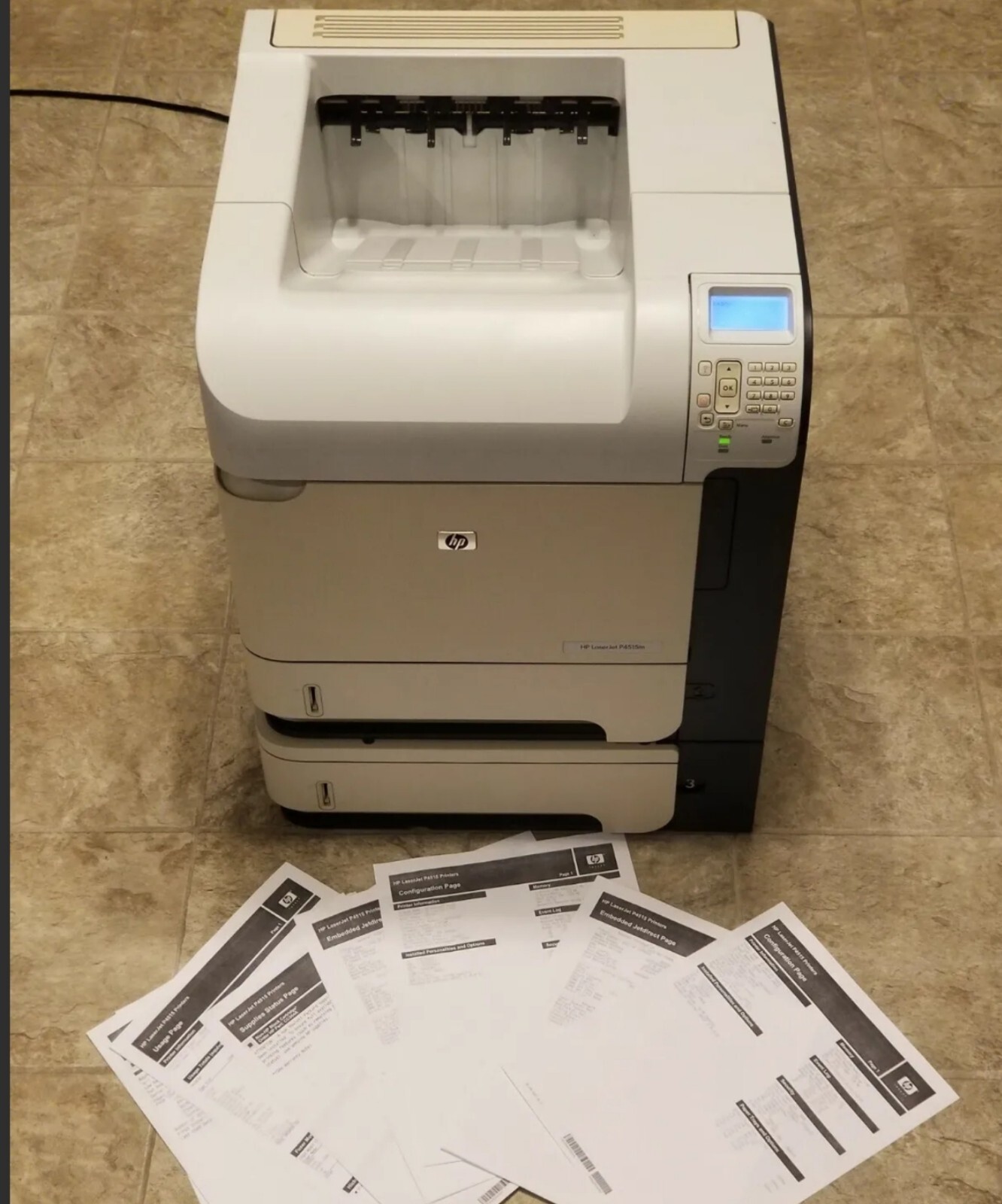 HP LaserJet P4515TN Workgroup Laser Printer FULLY FUNCTIONAL CLEAN SEE PICTURES