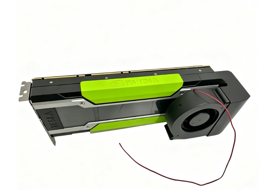 NVIDIA Tesla P100 16GB HBM2 GPU w/ Fan Active Cooling for AI Deep Learning CUDA