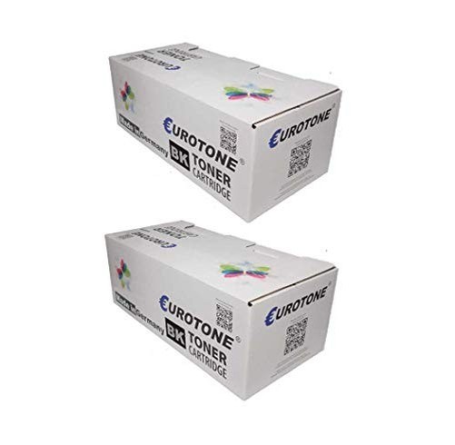 Eurotone 2x Black Laser Toner Cartridge Compatible With Xerox 106R01163
