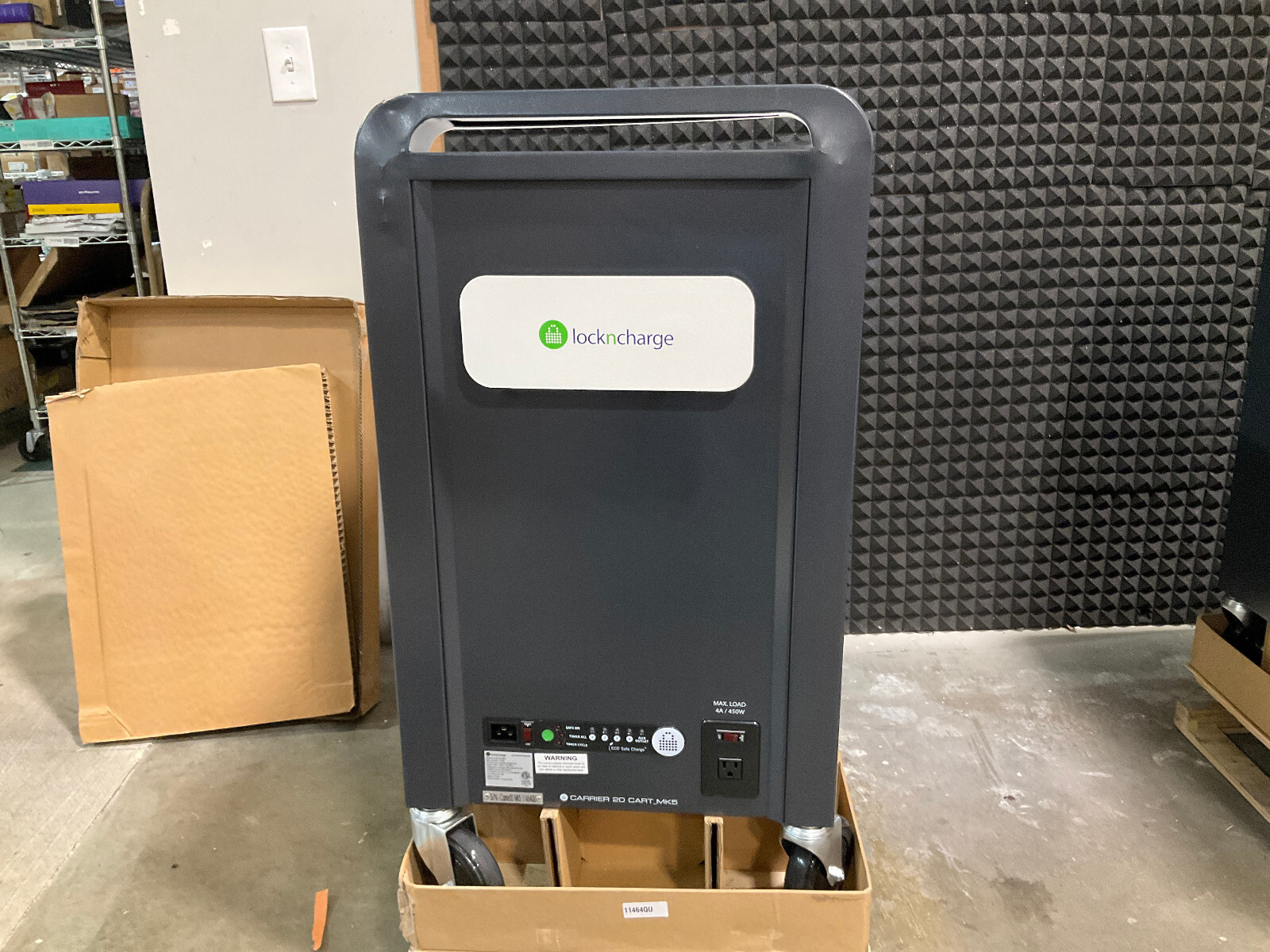 *AS-IS* LocknCharge Carrier 20 Charging Cart 10129 (DENTED READ)