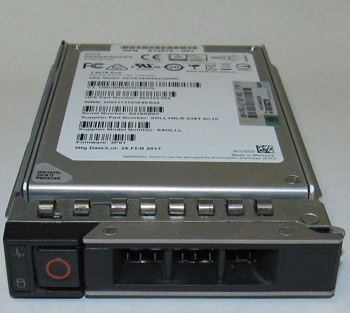 SanDisk 3.84TB 2.5" Enterprise SAS SSD 12Gbps 512K format for Dell R740 R740XD