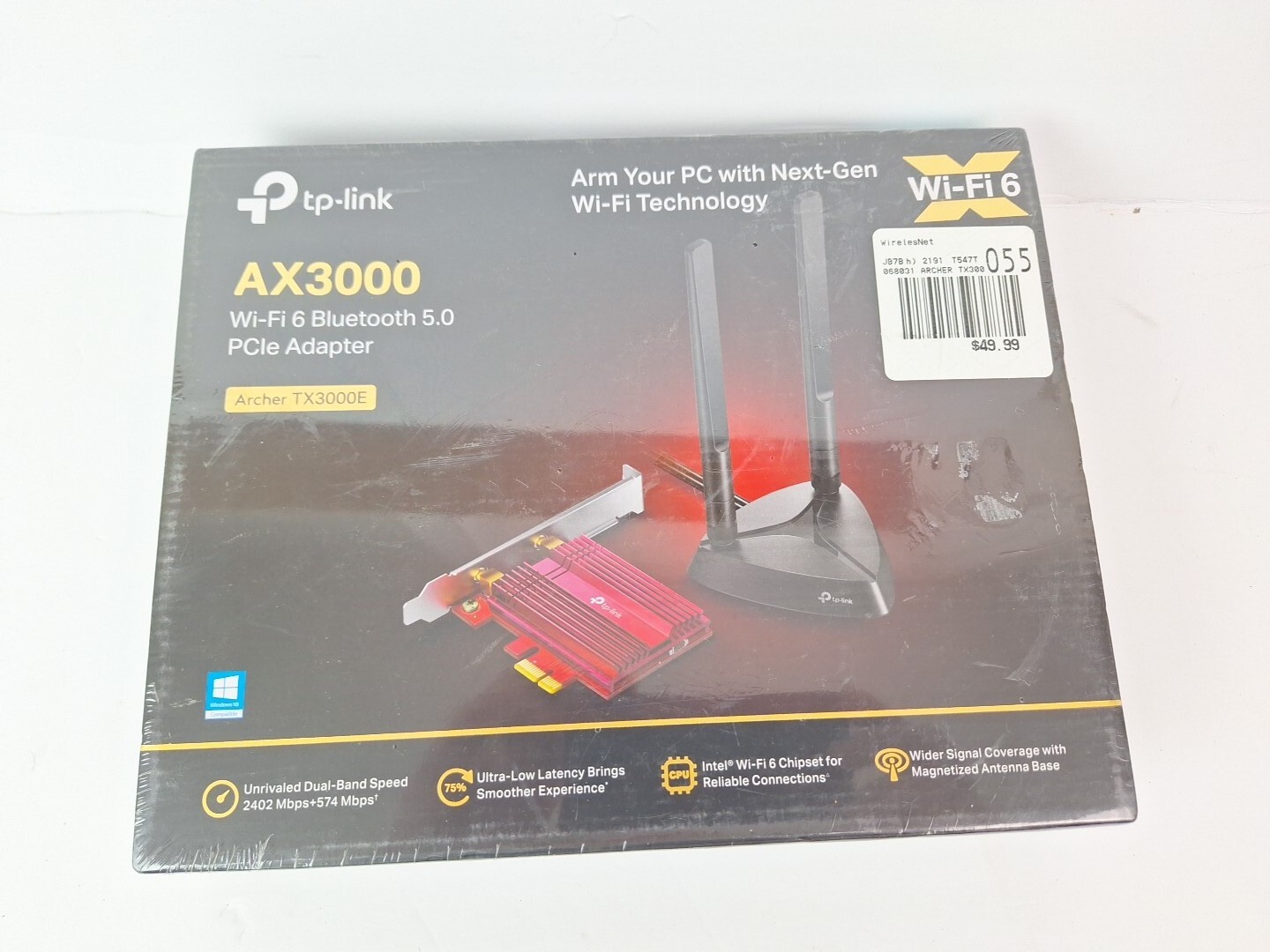 TP-LINK Archer TX3000E 2402Mbps Wi-Fi Bluetooth 5.0 PCIe Adapter