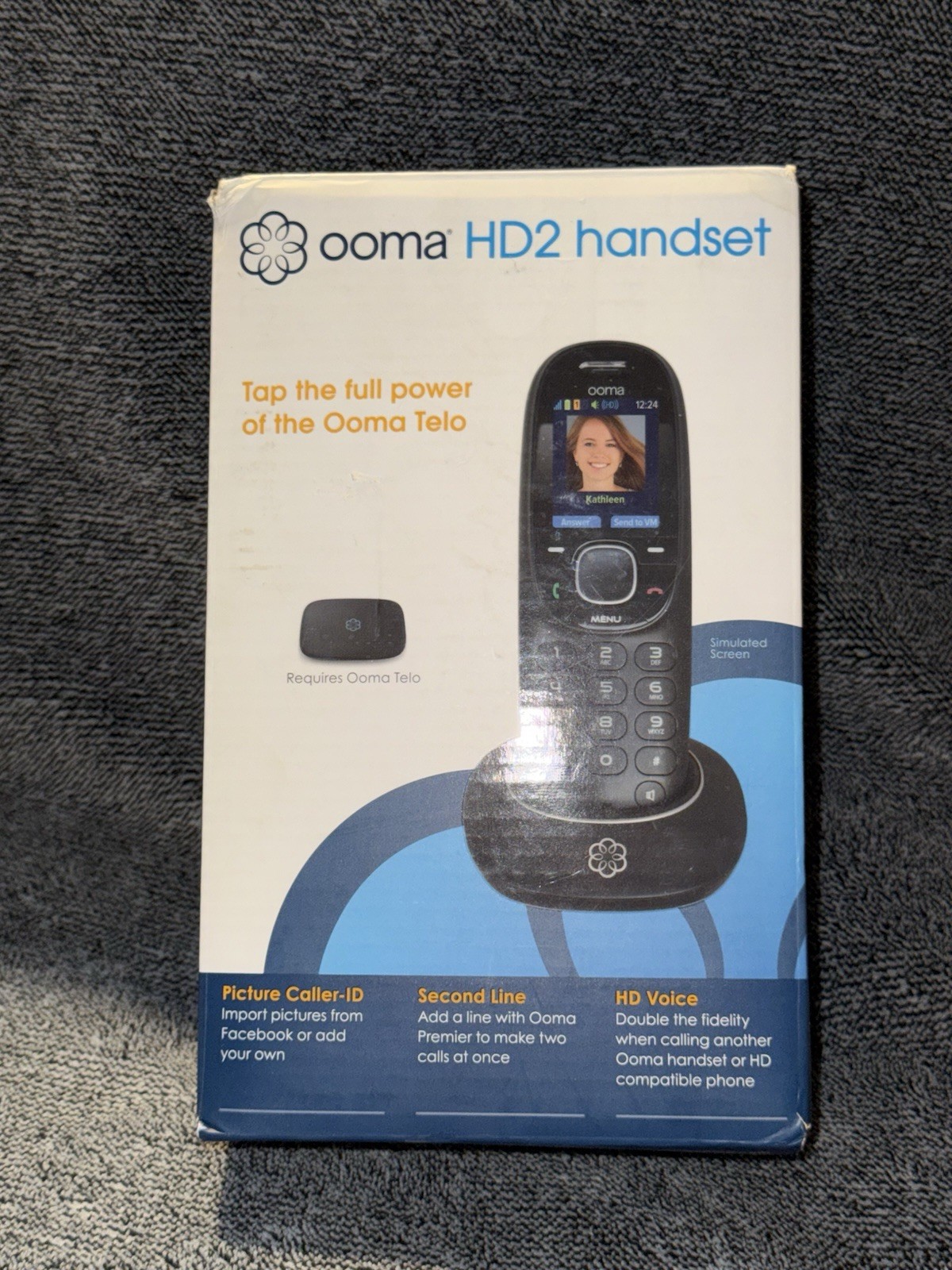 OOMA HD2 Cordless Phone Handset 100-0217-531