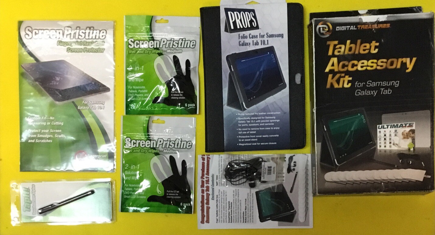 Digital Treasures For Samsung Galaxy Tab 10.1" Tablet Accessory Kit Case Cover-4