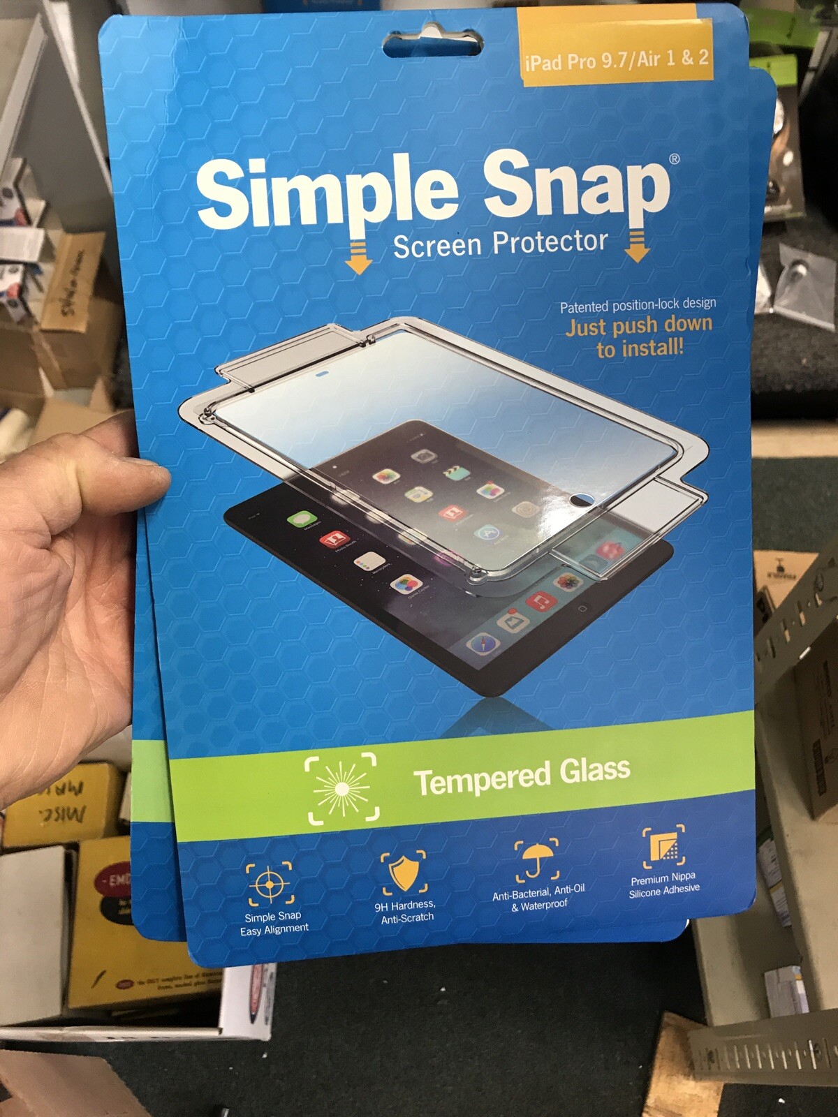 Apple iPad Air 1/2/Pro 9.7" Simple Snap Screen Protector New In Package