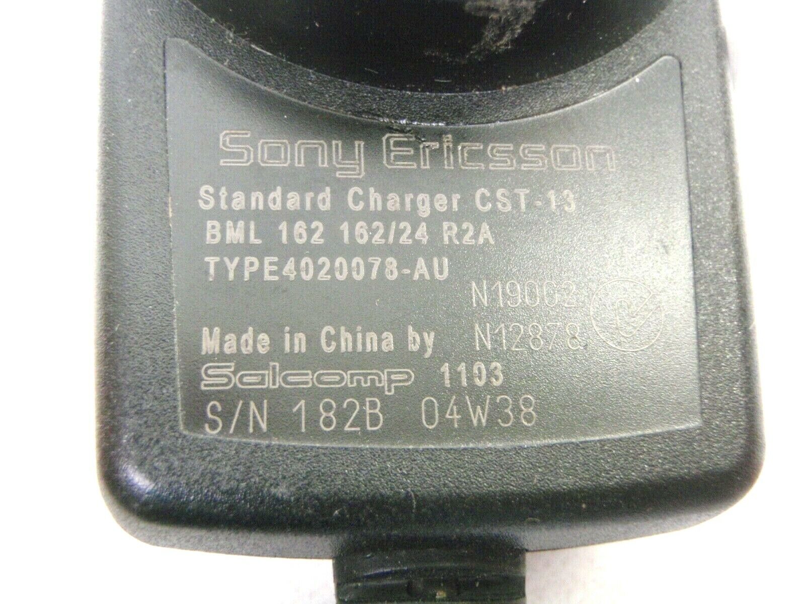 SONY ERICSSON CST-13 4.9V 0.45A DC 450MA AU GENUINE AC POWER ADAPTER SUPPLY