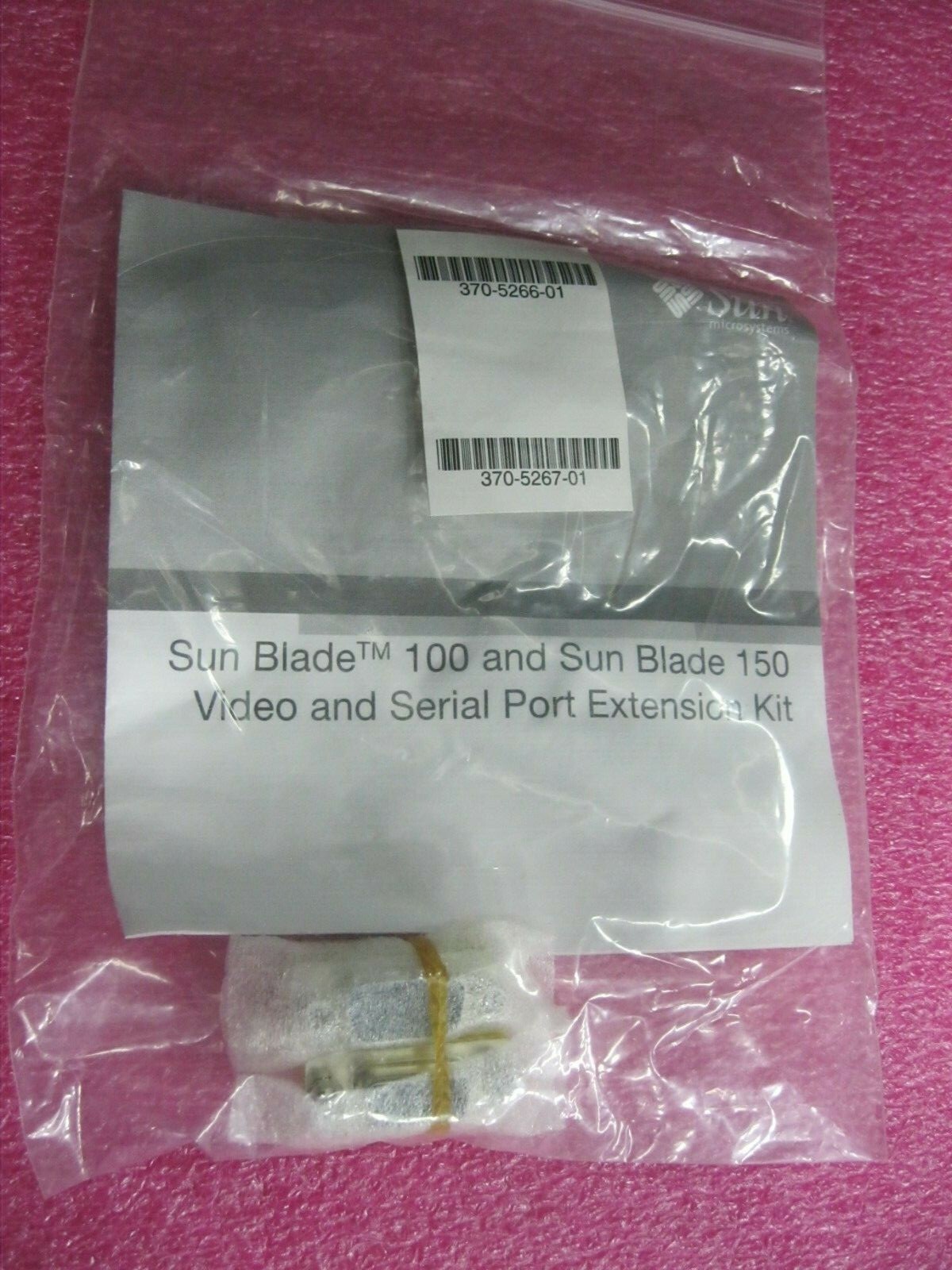 Sun 370-5266 370-5267 Video & Serial port Ext, Kit for Blade 100 150 - B3606-C