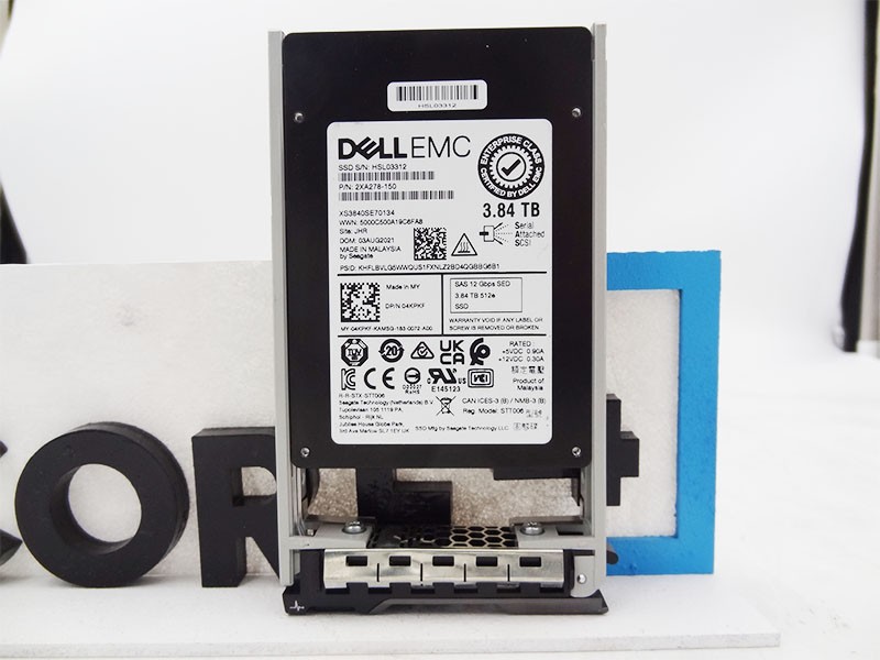 DELL 4KPKF 3.84TB 12G SAS RI TLC SED 2.5 SSD *New Bulk*