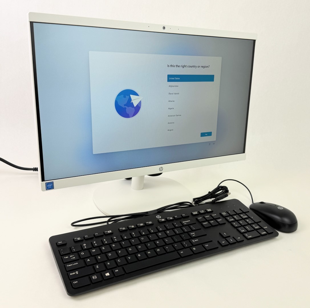 HP 22-DG0024 21.5" FHD Celeron J4025 8GB 256GB SSD W11H All-in-One