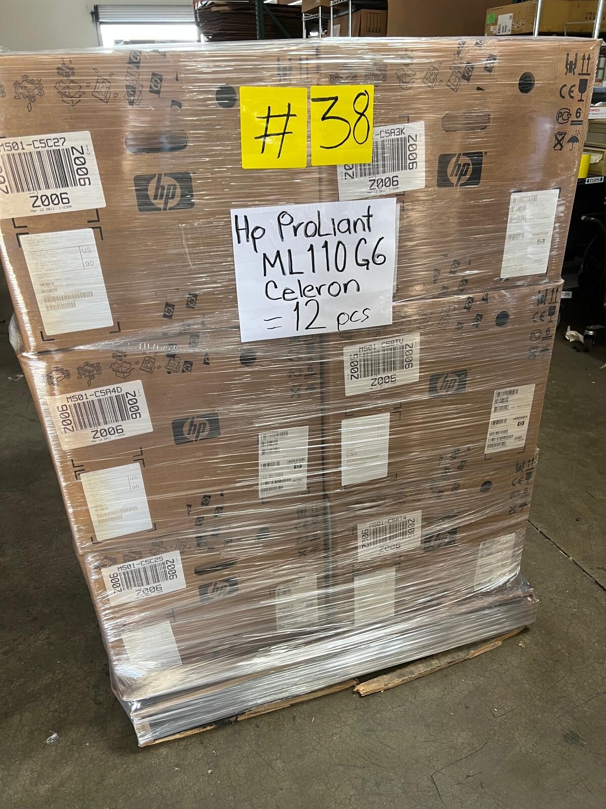 (Lot of 12) HP ProLiant ML110 G6 TWR Server Celeron | 4GB Ram | 2x 160GB HDD