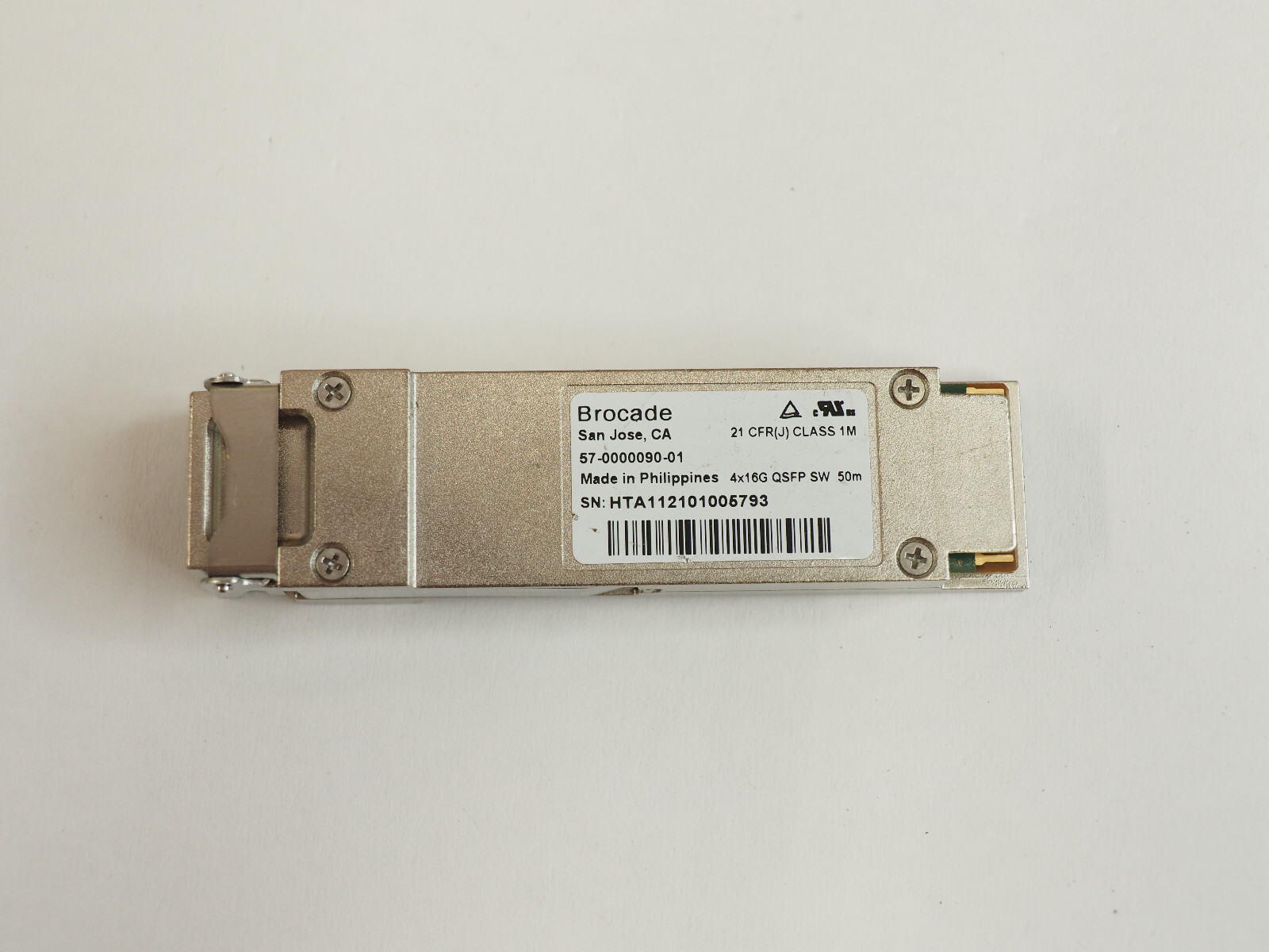 Brocade 57-0000090-01 4 x 16G QSFP SW 50m Transceiver