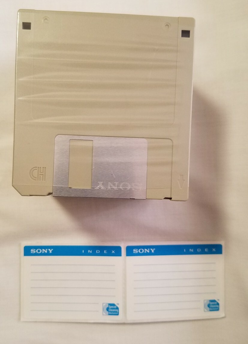 25 Sony 3.5 inch floppy disks, never used and pre-formatted