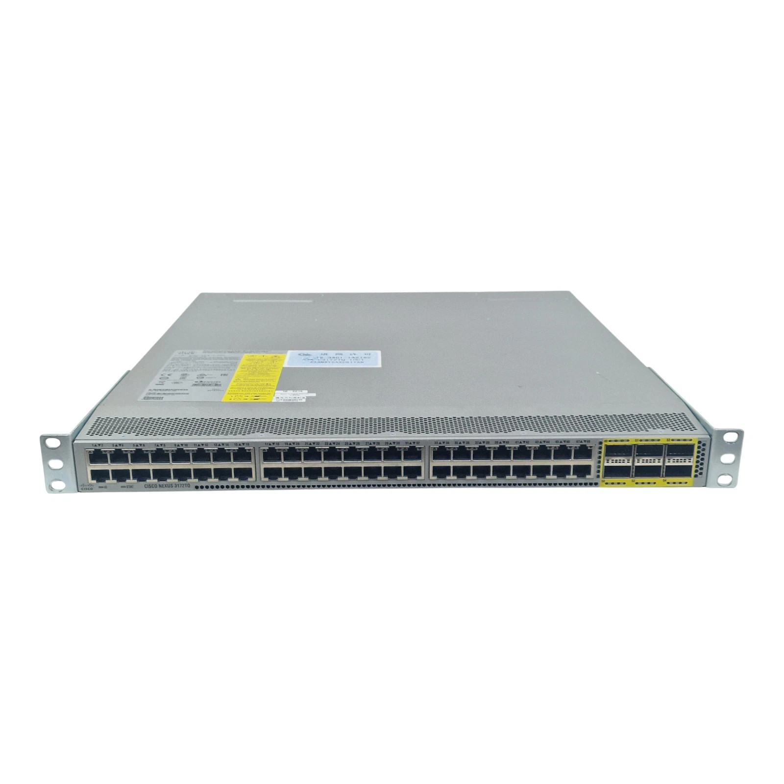 Cisco Nexus N3K-C3172TQ-10GT 48x 10GbE RJ45 +6x 40Gb QSFP+ Port 1U Switch
