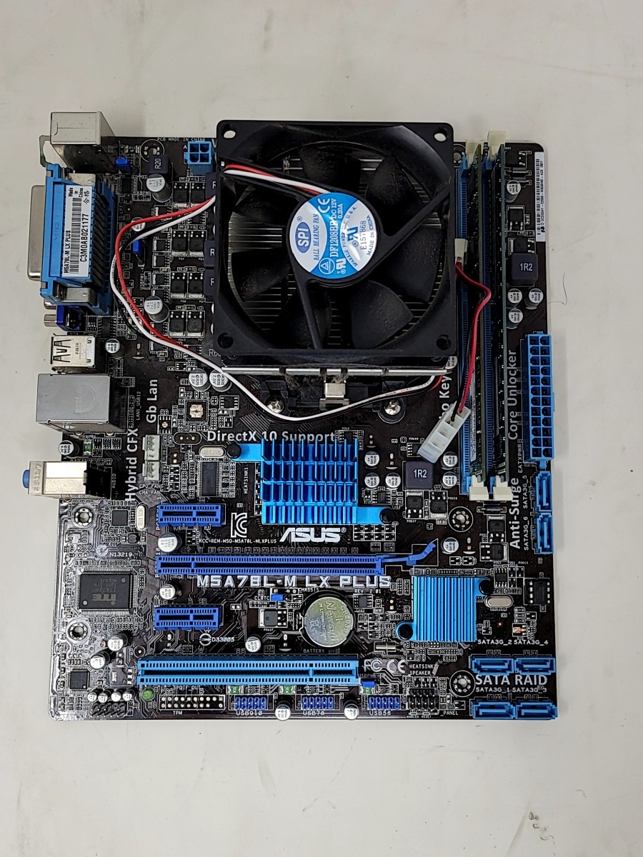 ASUS M5A78L-MLX Plus Motherboard AMD ATHLON II X4 630 8GB SEE NOTES