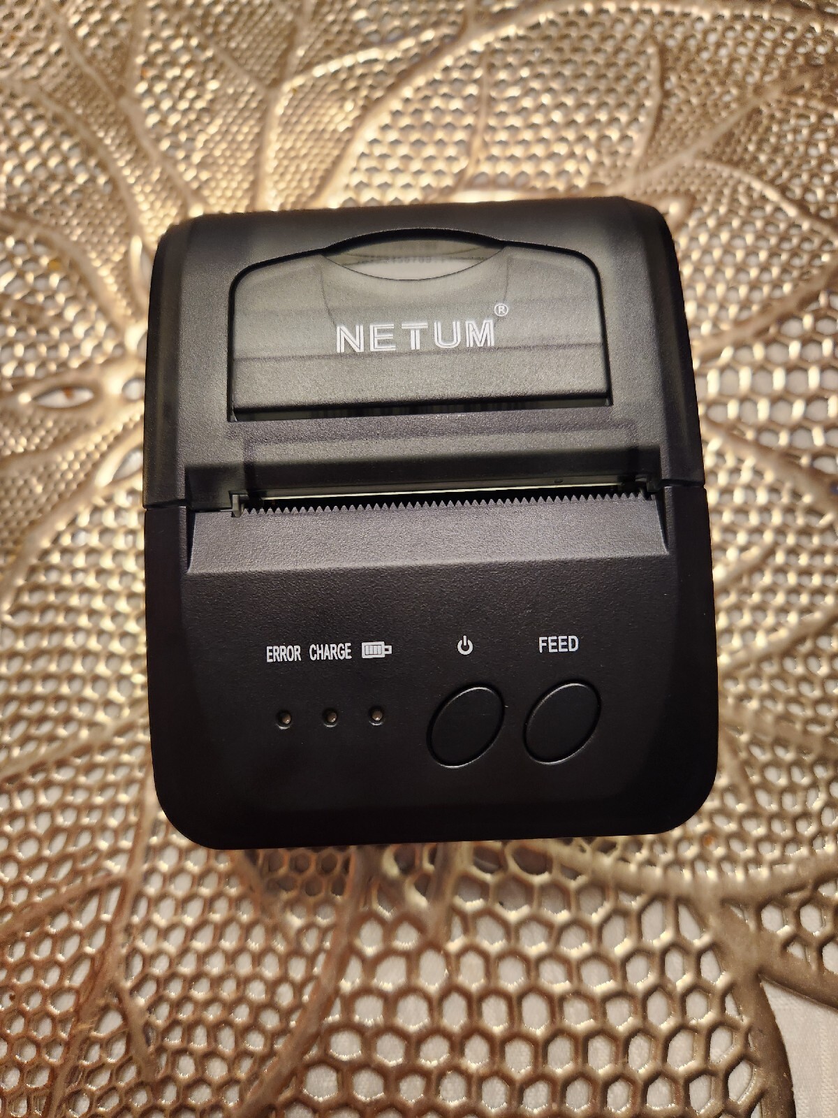 NETUM NT-1809DD Wireless Bluetooth Thermal Paper Receipt Printer Portable 58mm