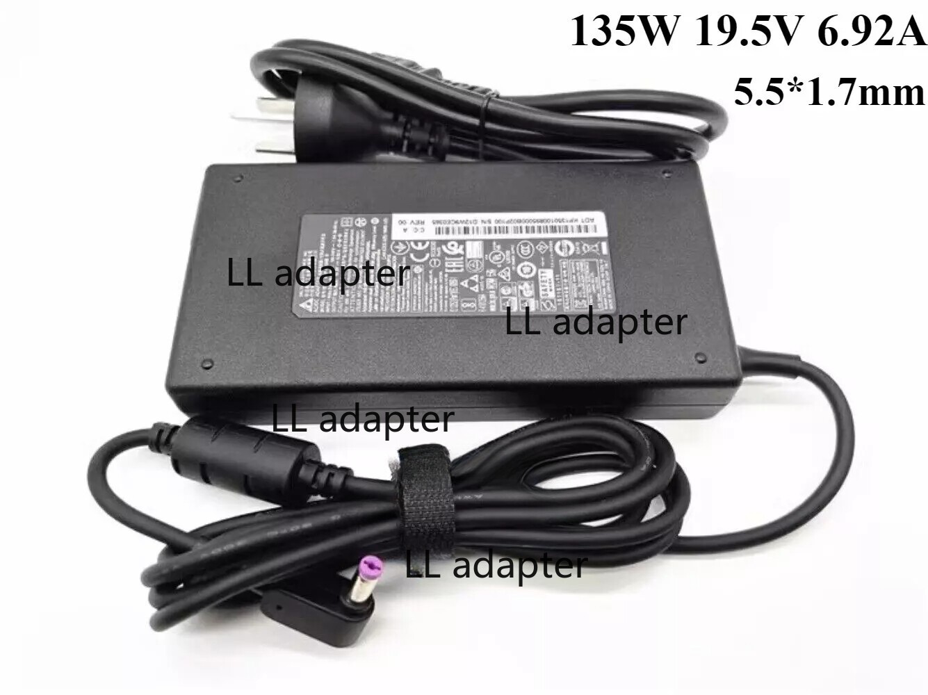 Original Delta 135W 19.5V 6.92A Laptop Charger for ADP-135NB B 5.5*1.7mm Adapter