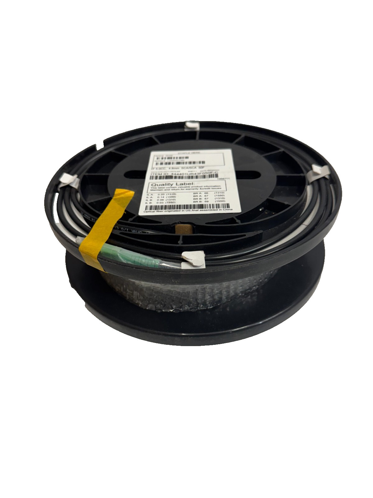 Corning 50FT 444401UR43F050F-C SM Fiber Jumper, SCA/SCA 4.8mm Patch