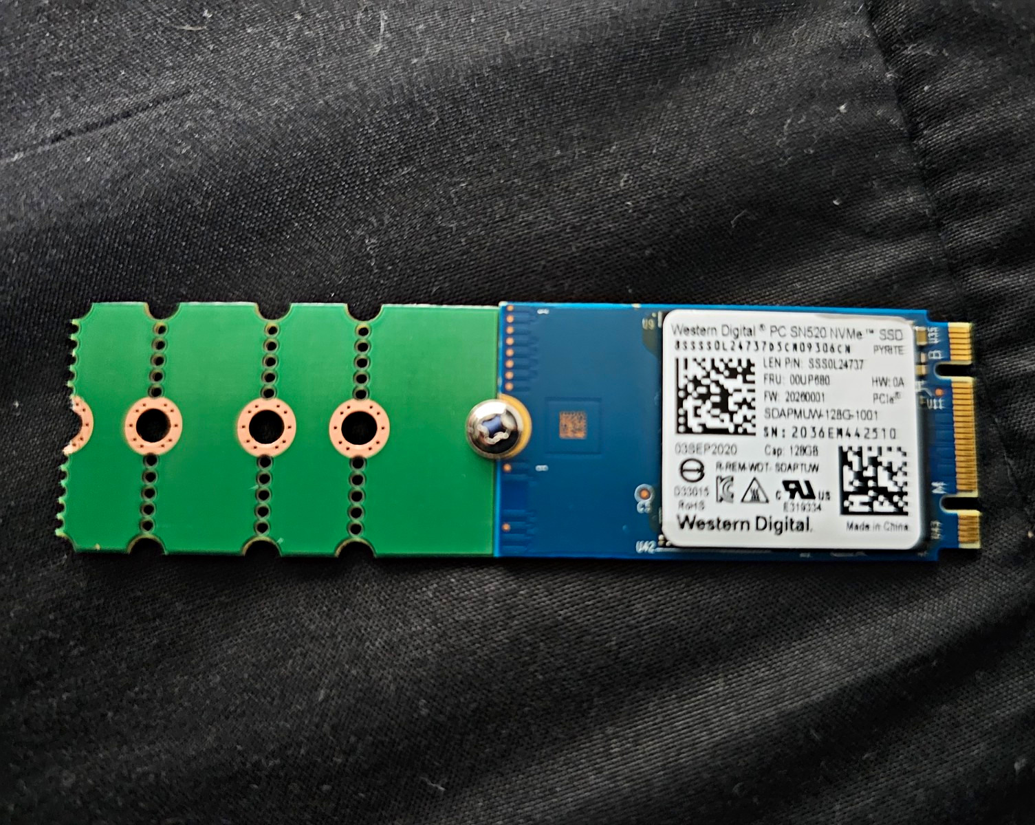 Western Digital 128GB NVMe M.2 2280 PCIe PC SN520 SDAPNUW-128G-1014 SSD